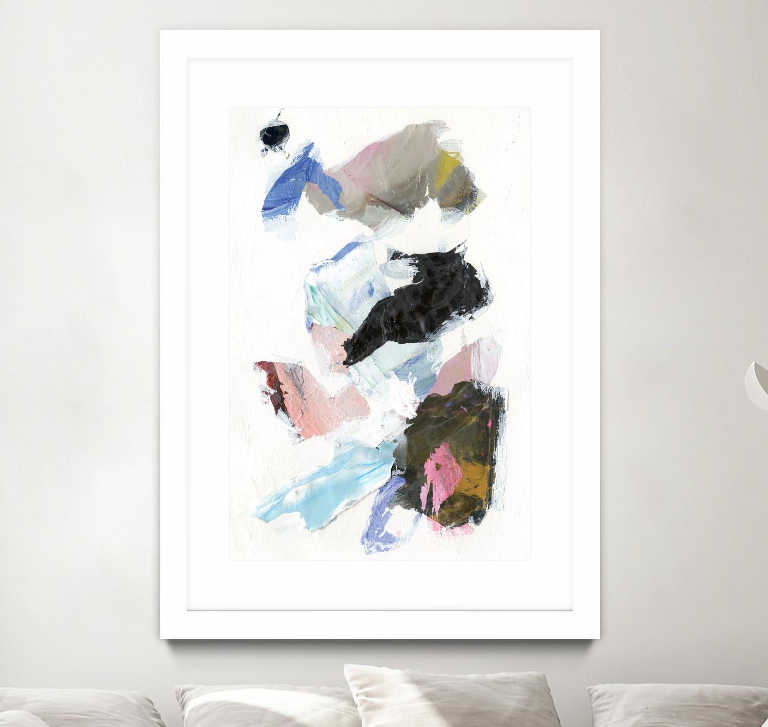 Sonata II by Jodi Fuchs on GIANT ART - pink abstract