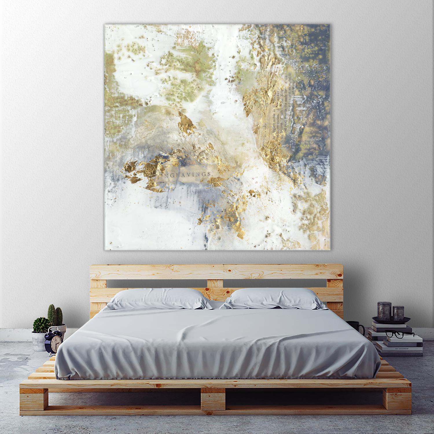 Gilded Aerial by Jennifer Goldberger on GIANT ART - abstract