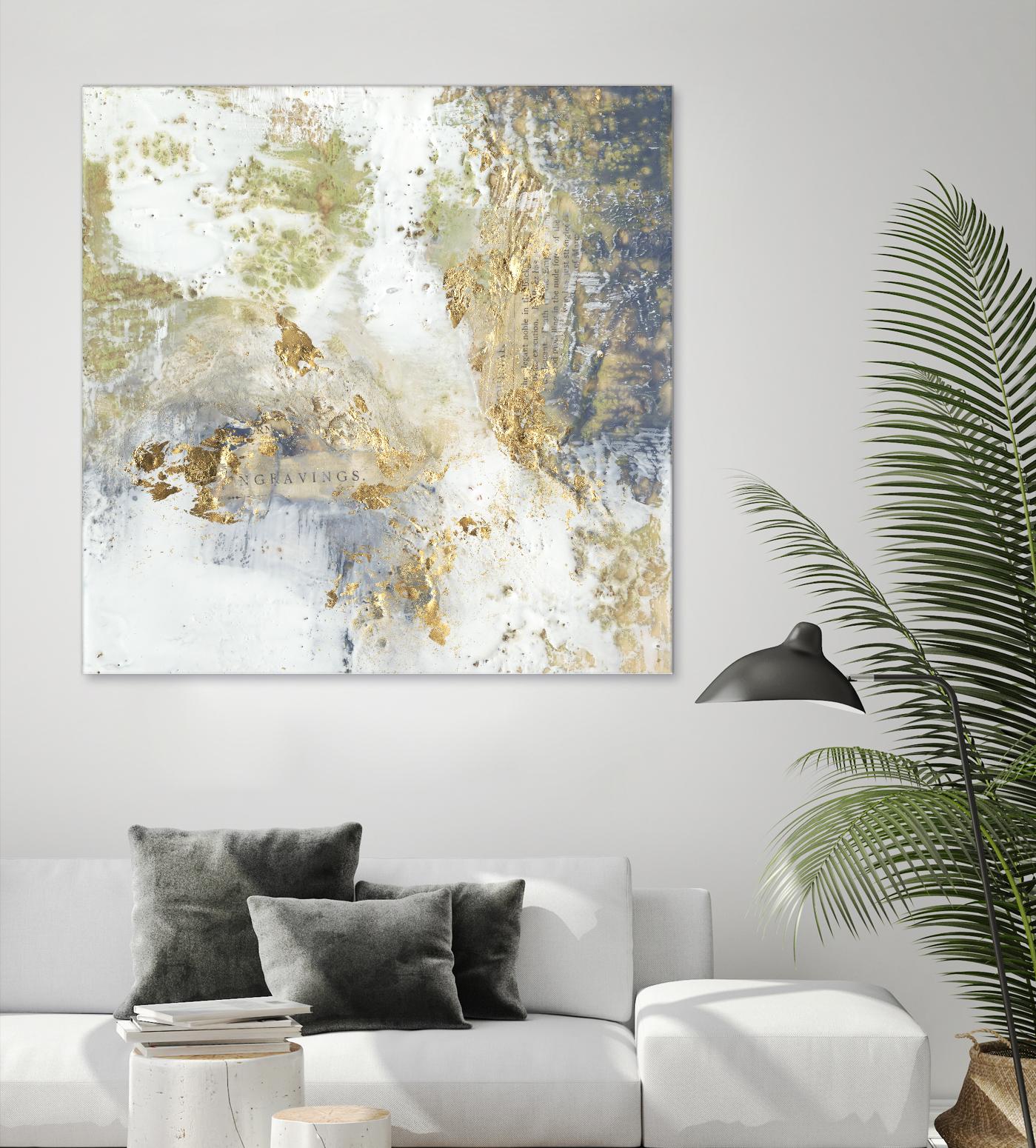 Gilded Aerial by Jennifer Goldberger on GIANT ART - abstract