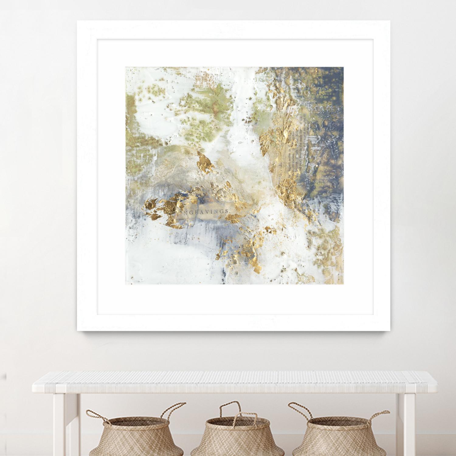 Gilded Aerial by Jennifer Goldberger on GIANT ART - abstract
