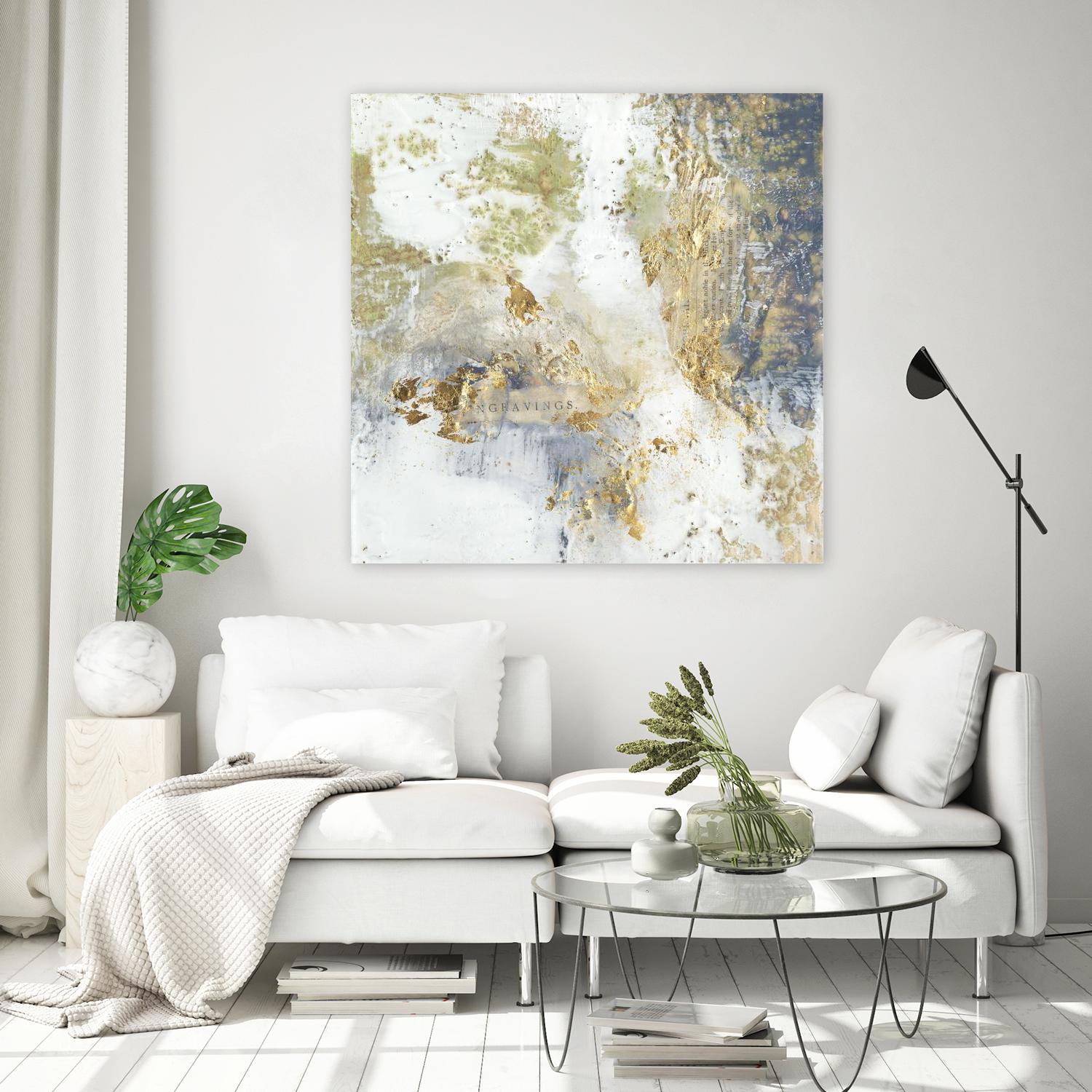Gilded Aerial by Jennifer Goldberger on GIANT ART - abstract