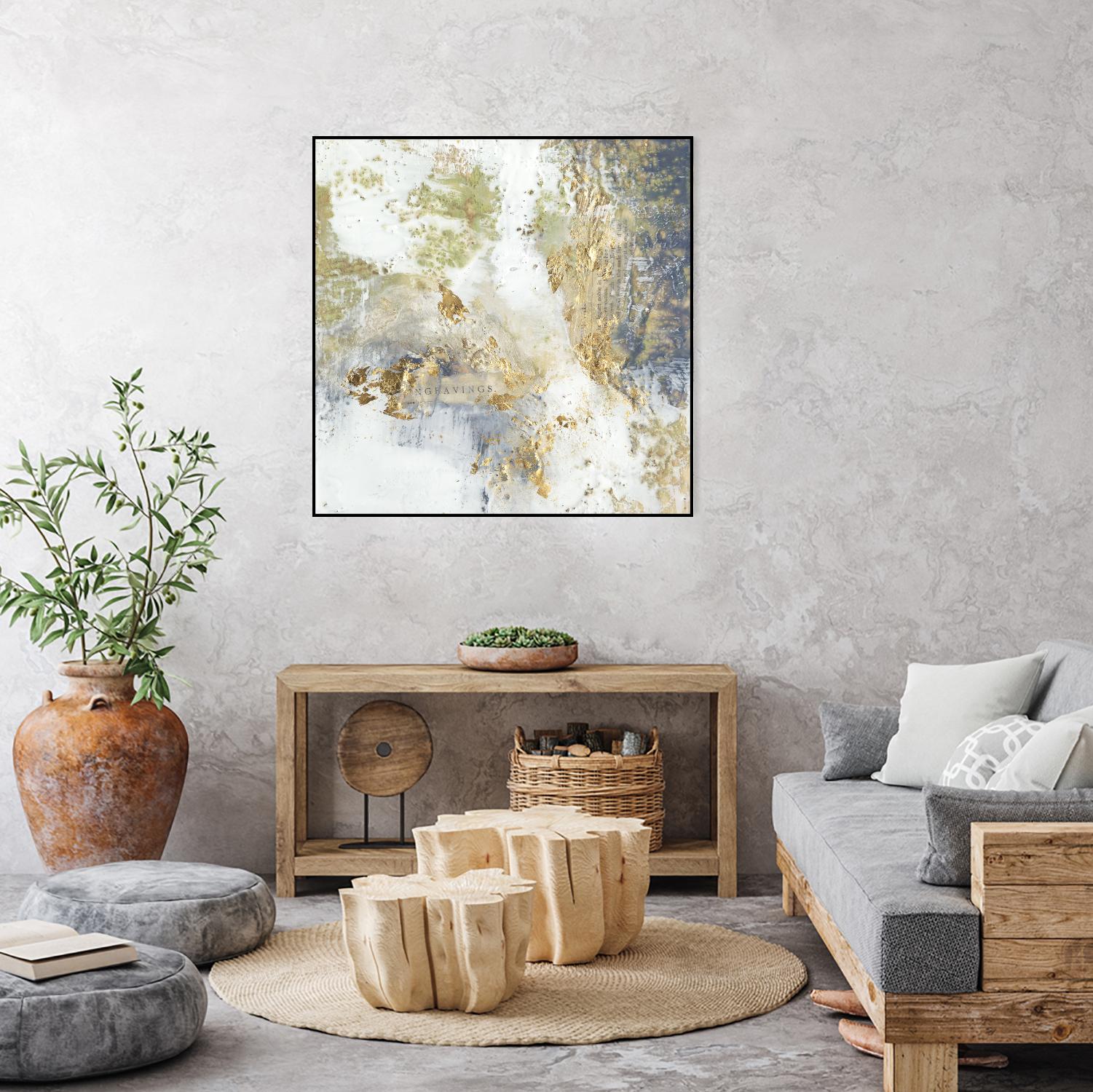 Gilded Aerial by Jennifer Goldberger on GIANT ART - abstract