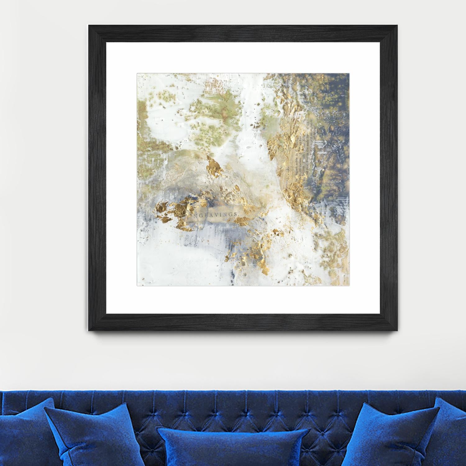 Gilded Aerial by Jennifer Goldberger on GIANT ART - abstract