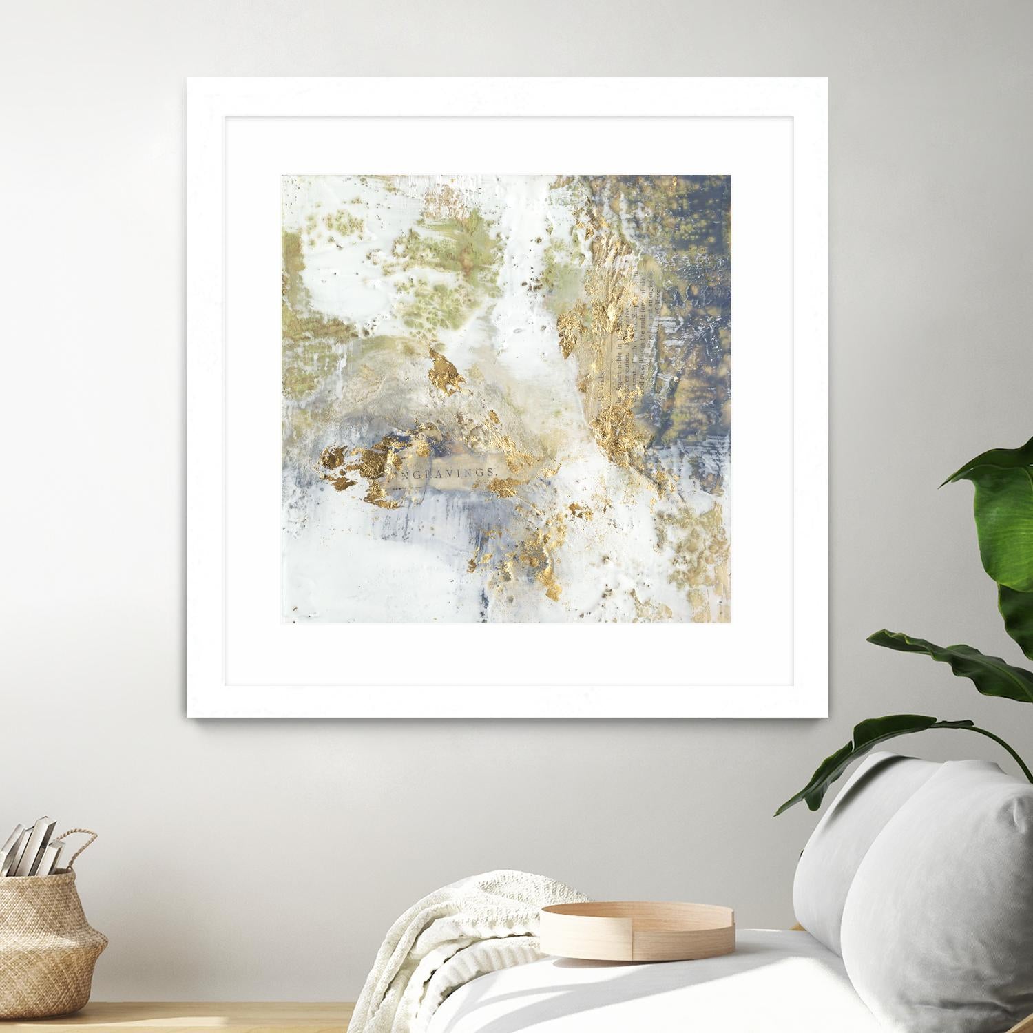 Gilded Aerial by Jennifer Goldberger on GIANT ART - abstract