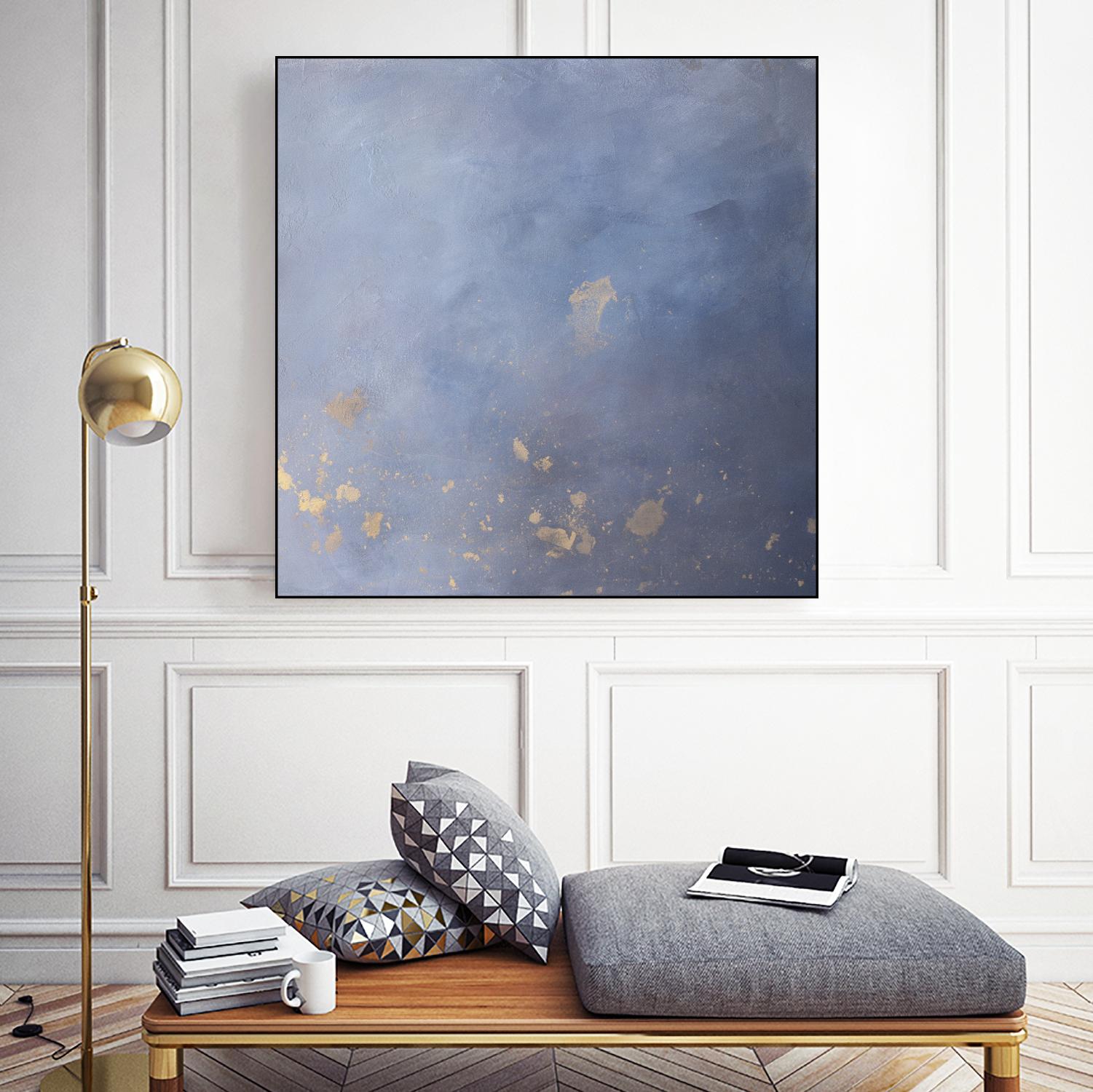 Escaping Night II by Julia Contacessi on GIANT ART - blue abstract