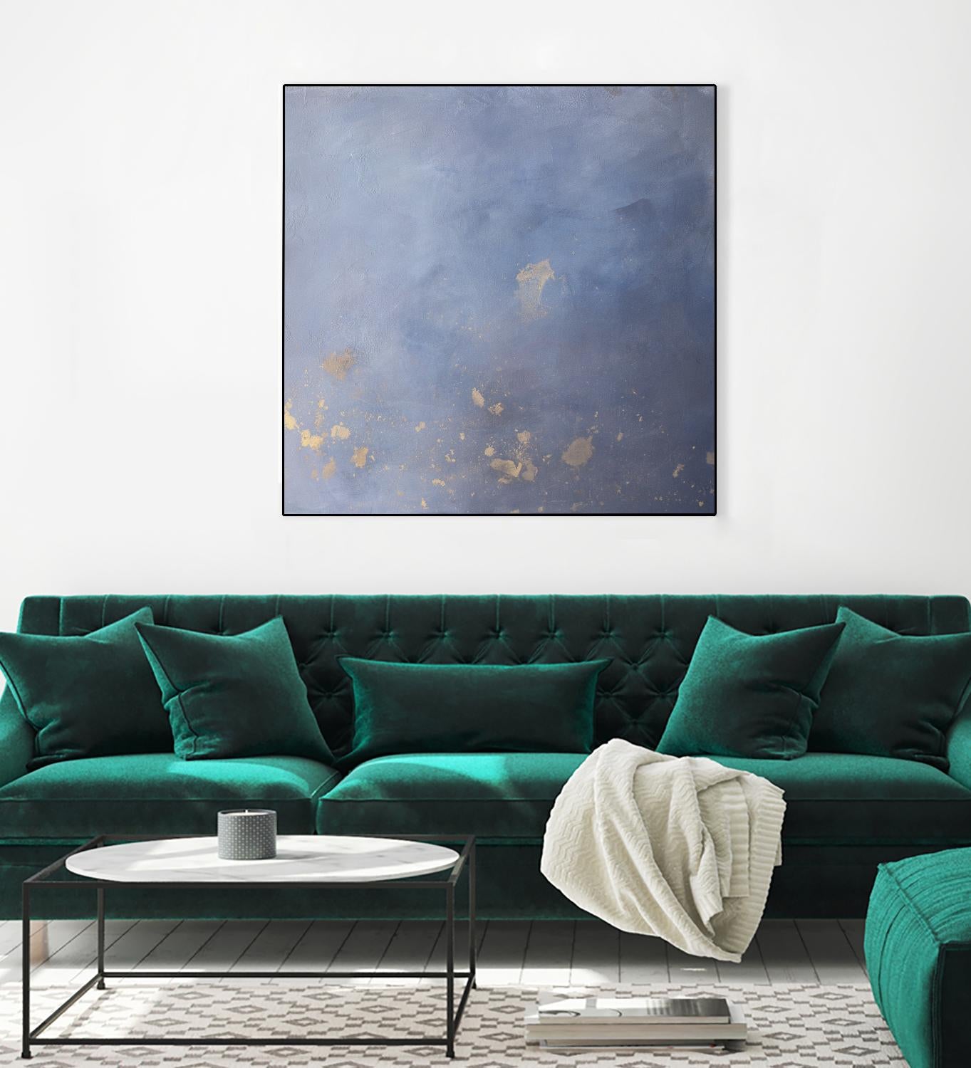 Escaping Night II by Julia Contacessi on GIANT ART - blue abstract