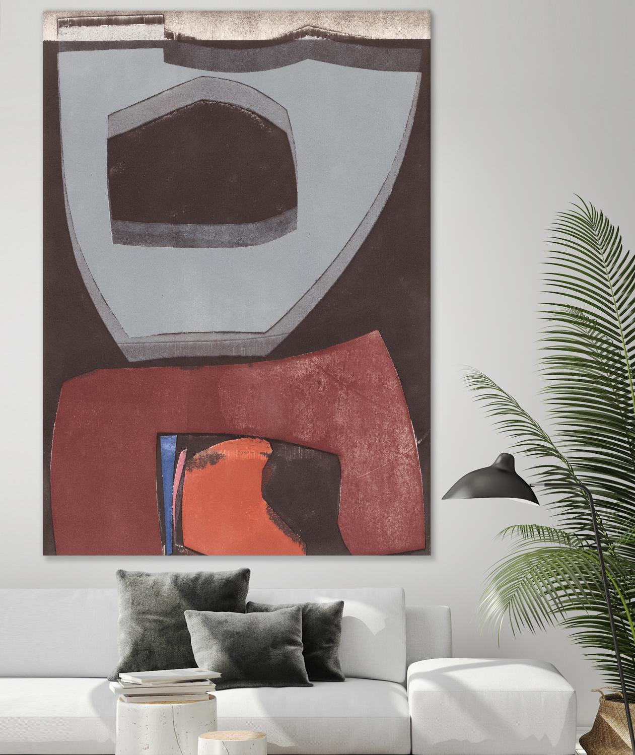 Istanbul #12 by Rob Delamater on GIANT ART - brown abstract