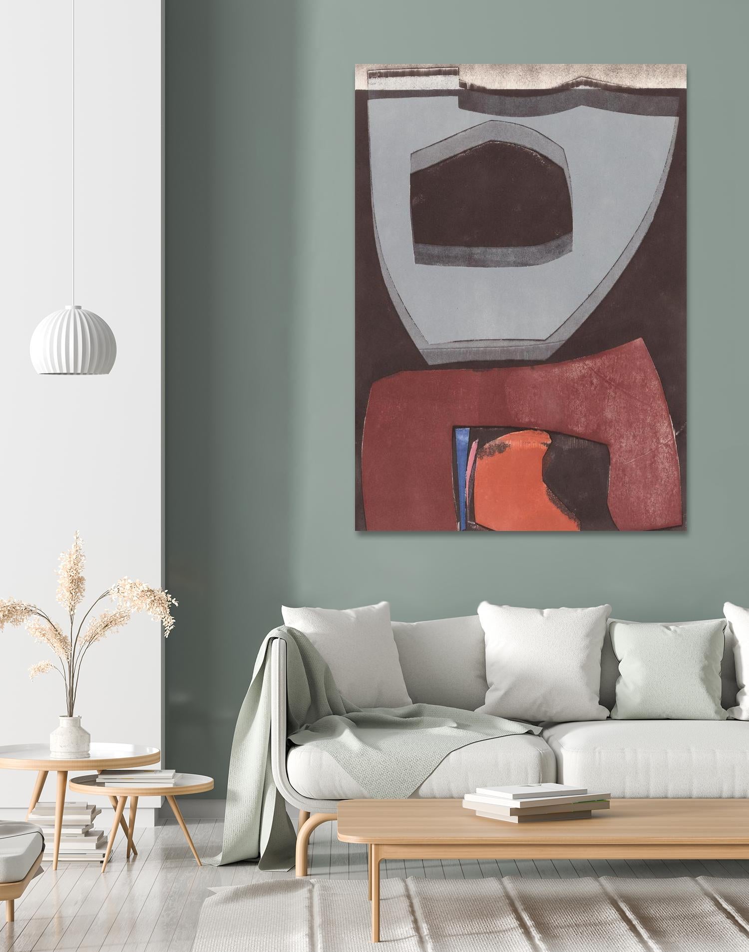 Istanbul #12 by Rob Delamater on GIANT ART - brown abstract