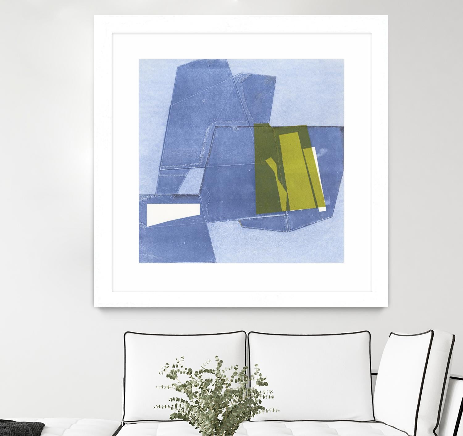 Istanbul #9 by Rob Delamater on GIANT ART - blue abstract