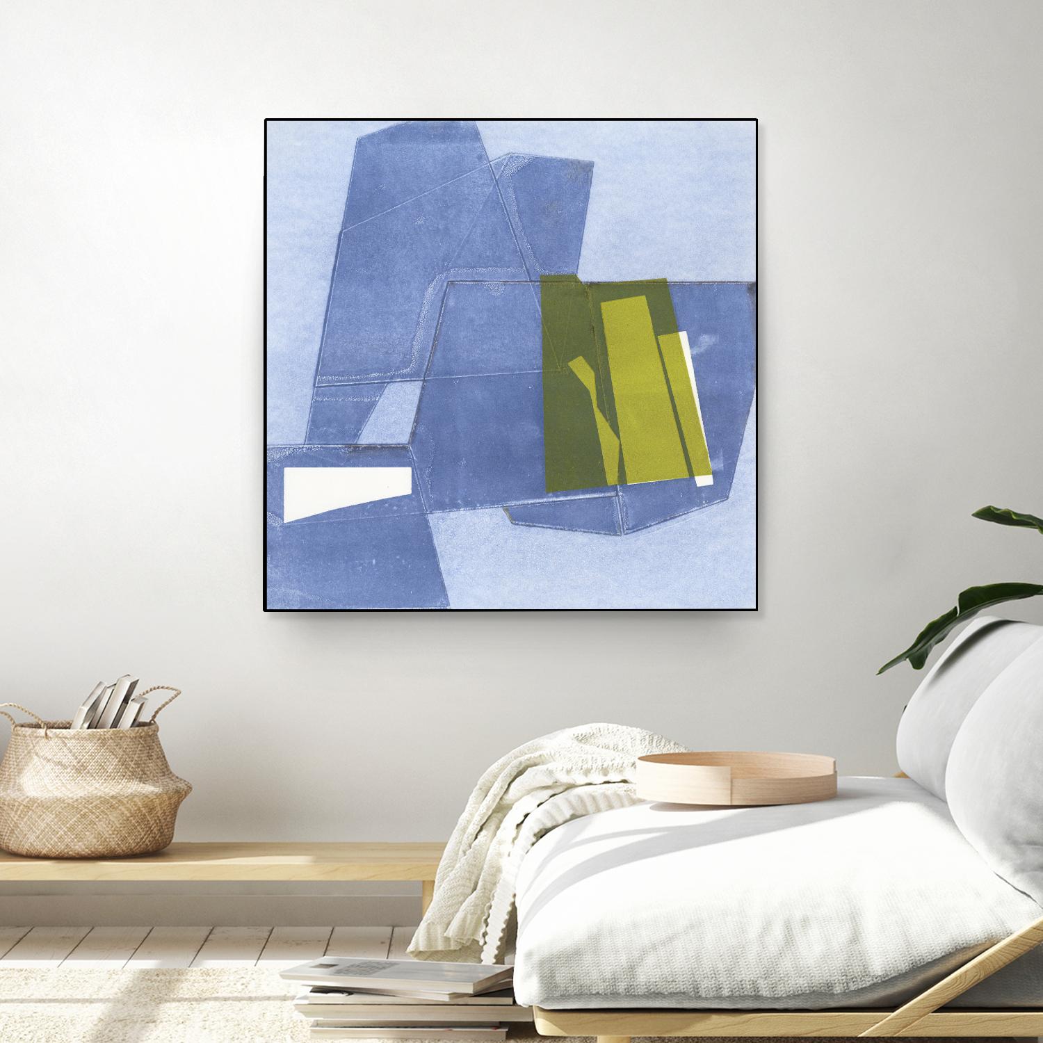 Istanbul #9 by Rob Delamater on GIANT ART - blue abstract