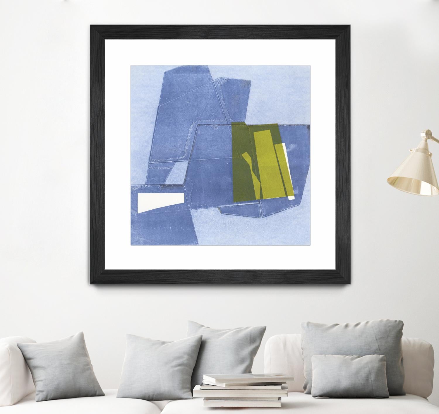 Istanbul #9 by Rob Delamater on GIANT ART - blue abstract