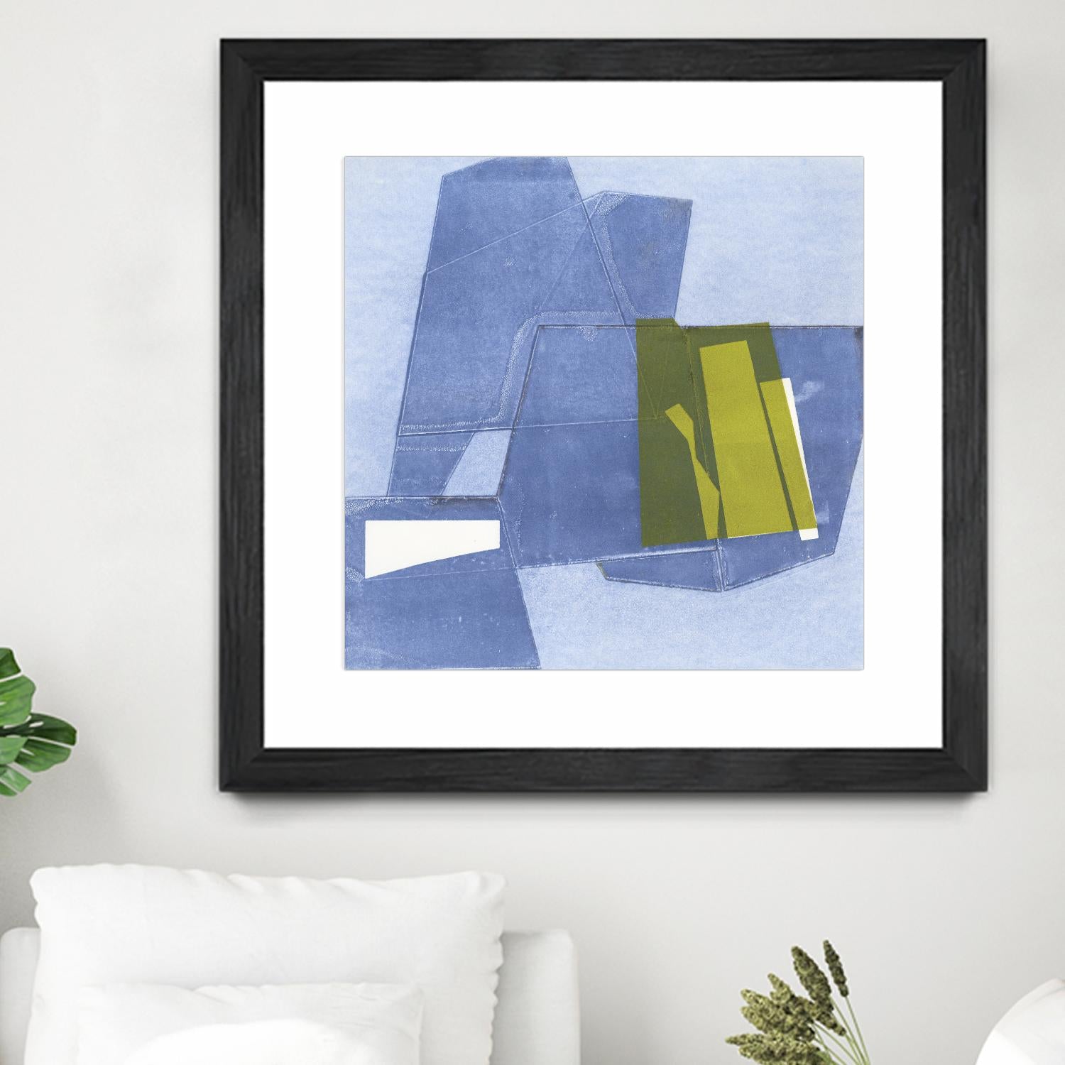 Istanbul #9 by Rob Delamater on GIANT ART - blue abstract