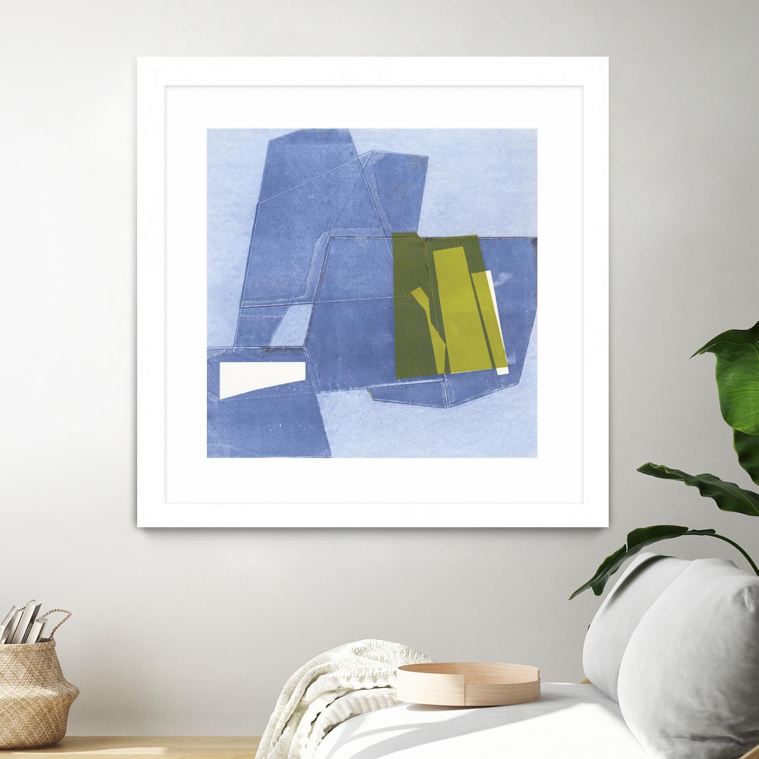 Istanbul #9 by Rob Delamater on GIANT ART - blue abstract