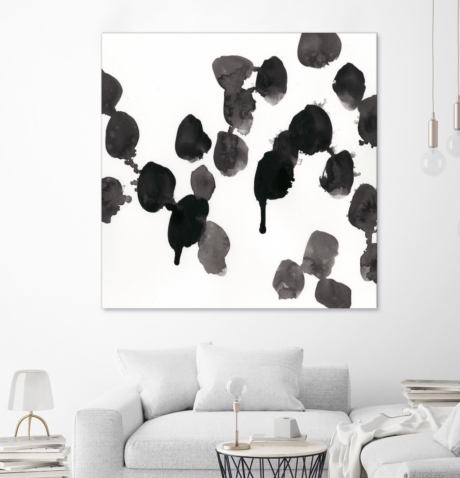 Monochrome Gestures VII by June Erica Vess on GIANT ART - black abstract