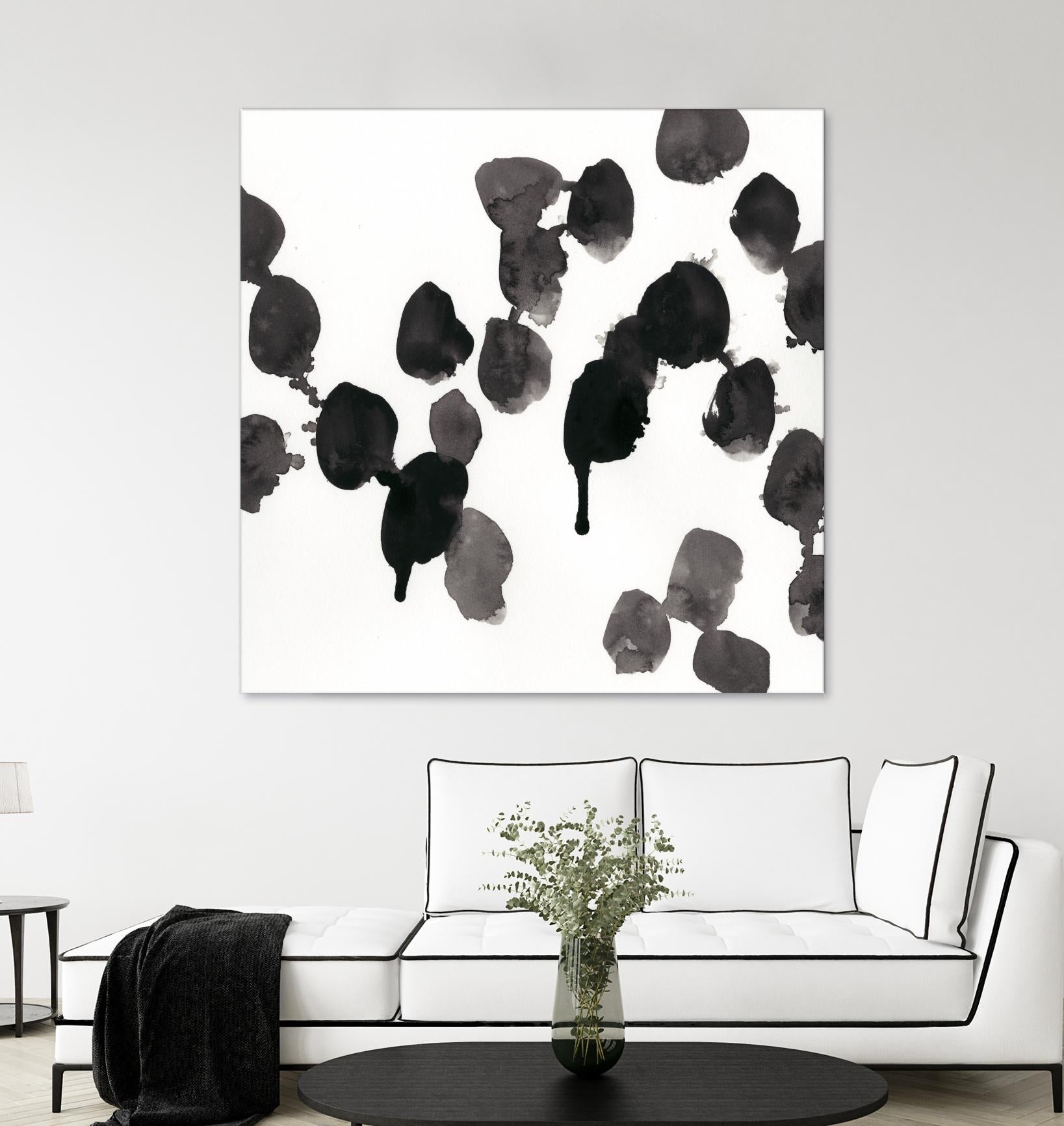 Monochrome Gestures VII by June Erica Vess on GIANT ART - black abstract