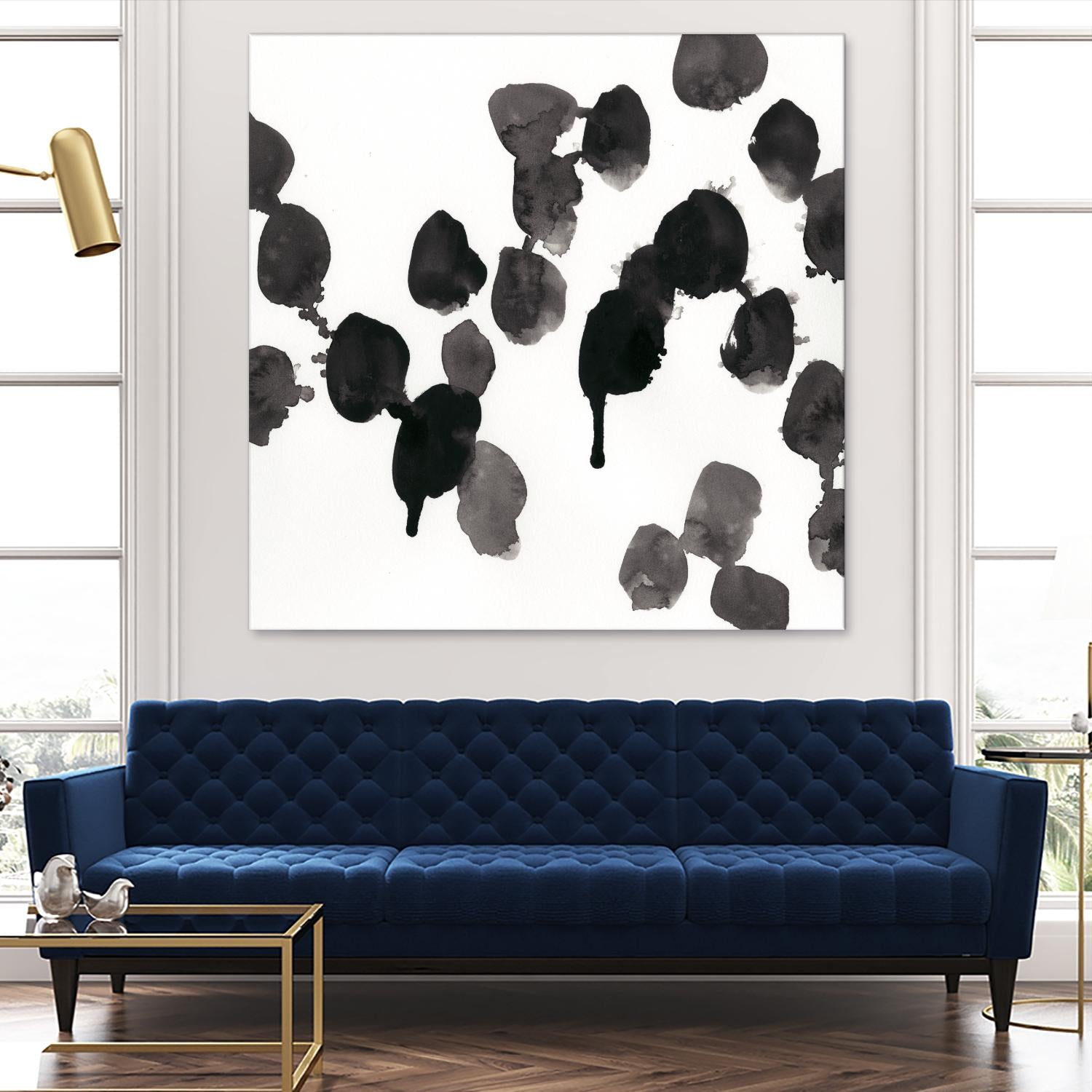 Monochrome Gestures VII by June Erica Vess on GIANT ART - black abstract