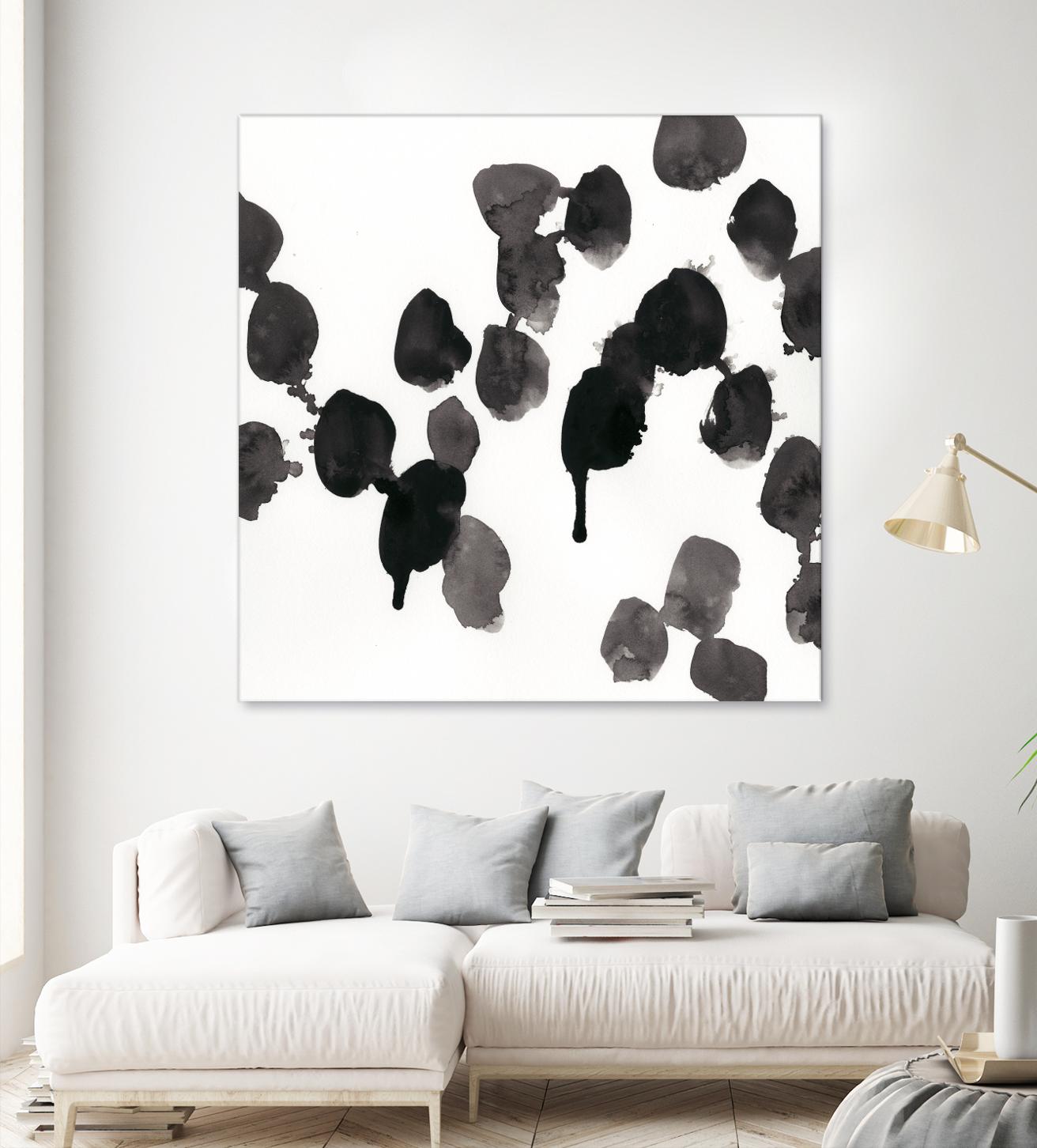 Monochrome Gestures VII by June Erica Vess on GIANT ART - black abstract