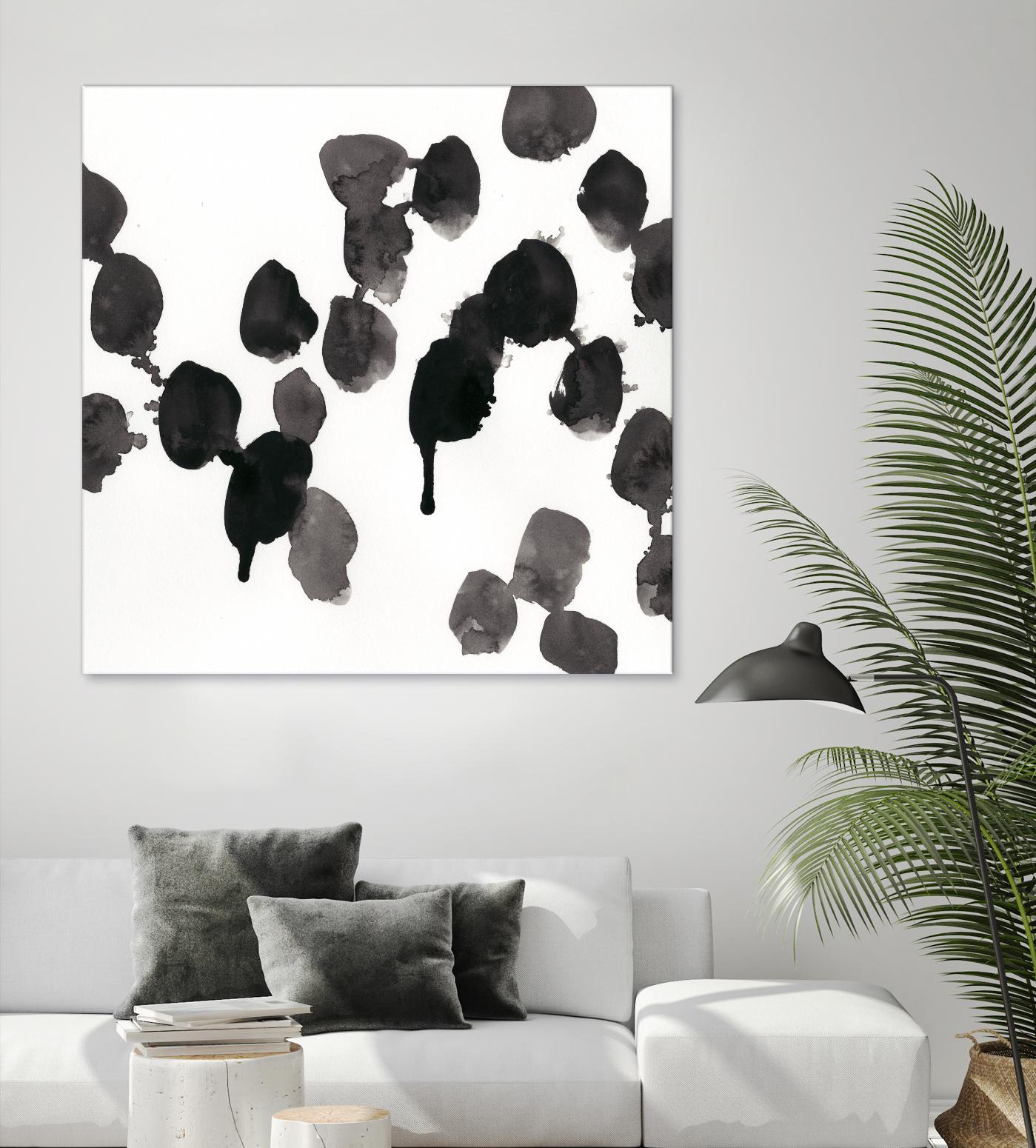 Monochrome Gestures VII by June Erica Vess on GIANT ART - black abstract