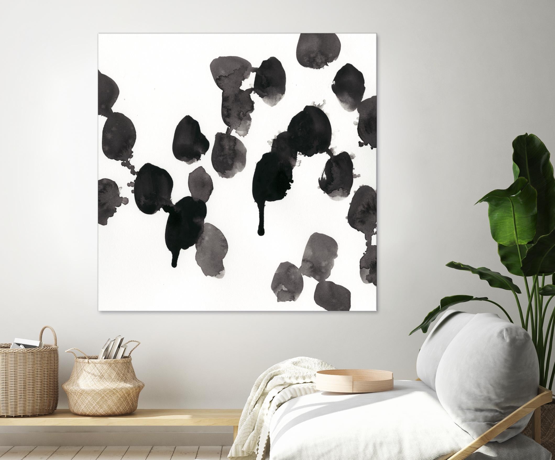 Monochrome Gestures VII by June Erica Vess on GIANT ART - black abstract