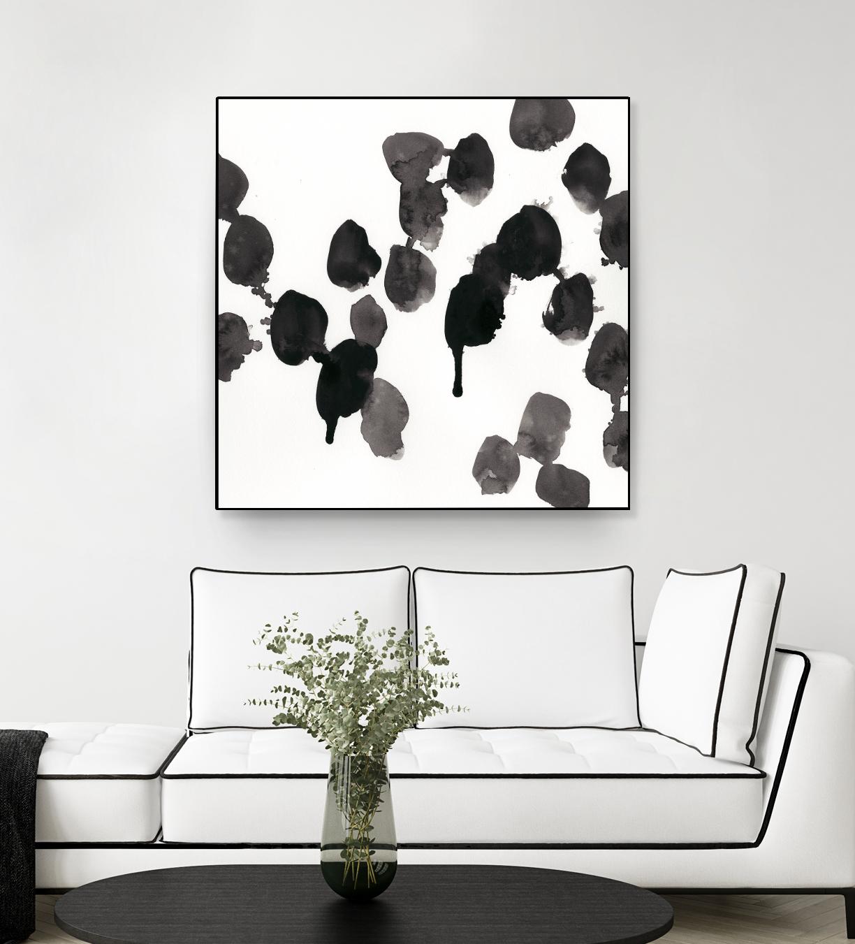 Monochrome Gestures VII by June Erica Vess on GIANT ART - black abstract