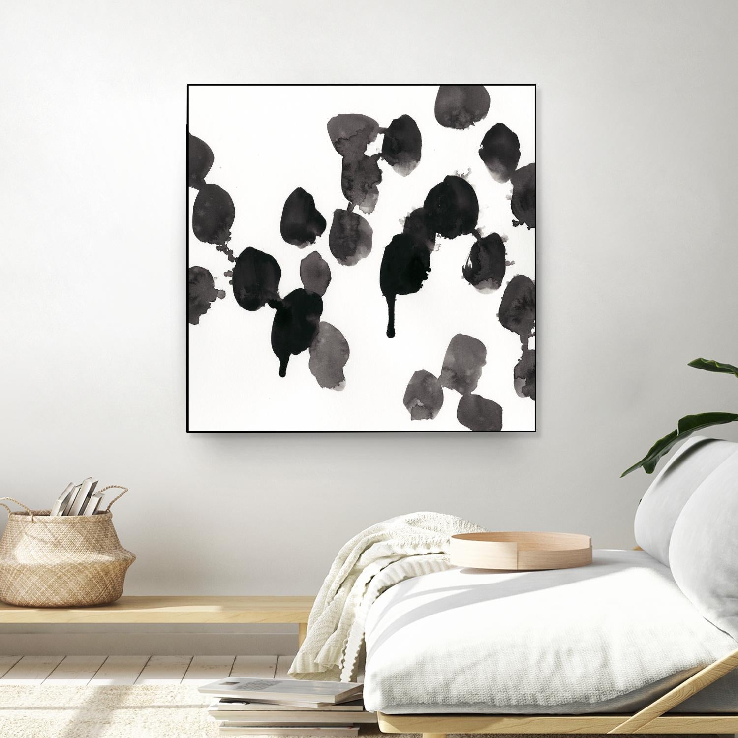 Monochrome Gestures VII by June Erica Vess on GIANT ART - black abstract