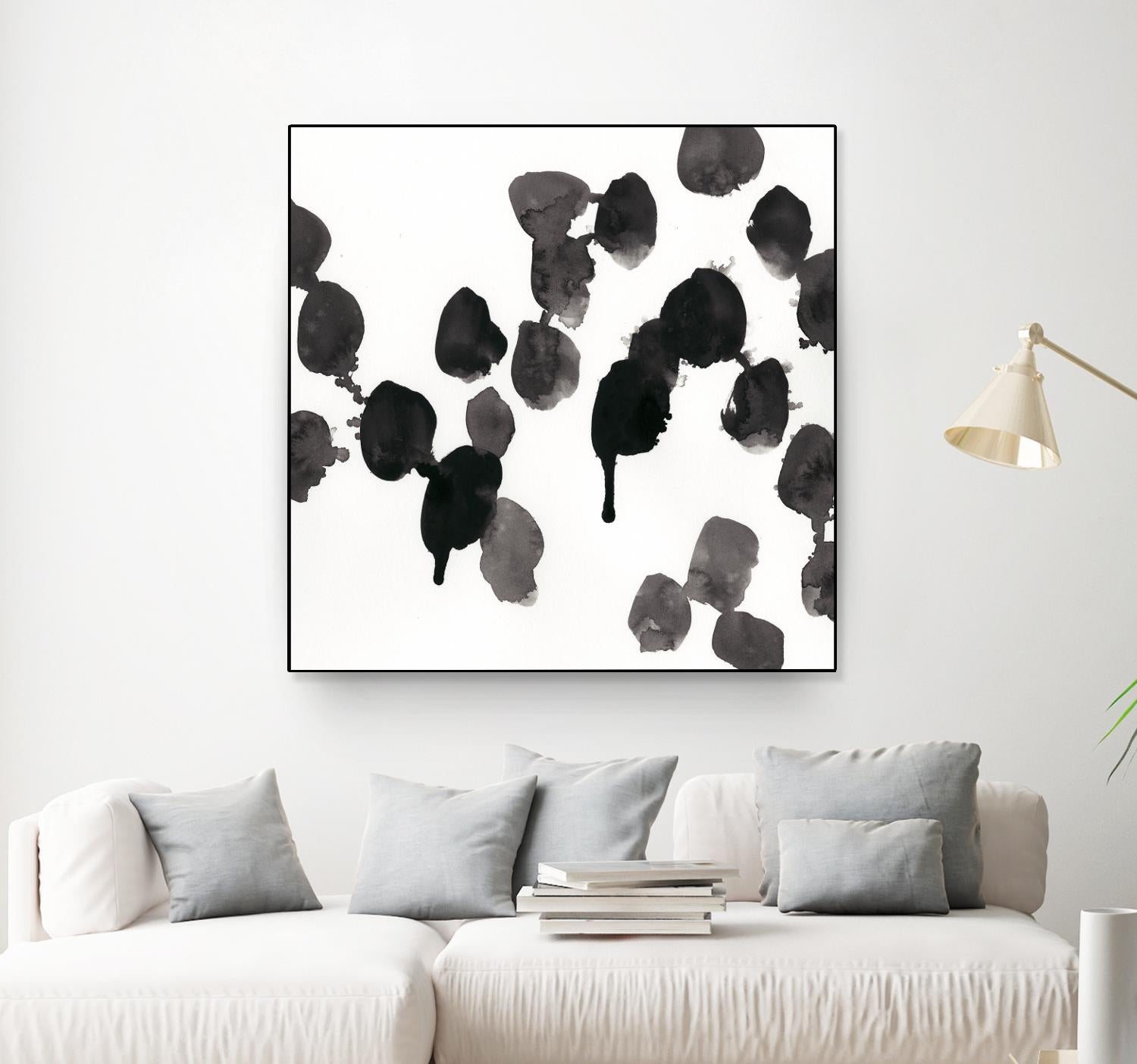 Monochrome Gestures VII by June Erica Vess on GIANT ART - black abstract