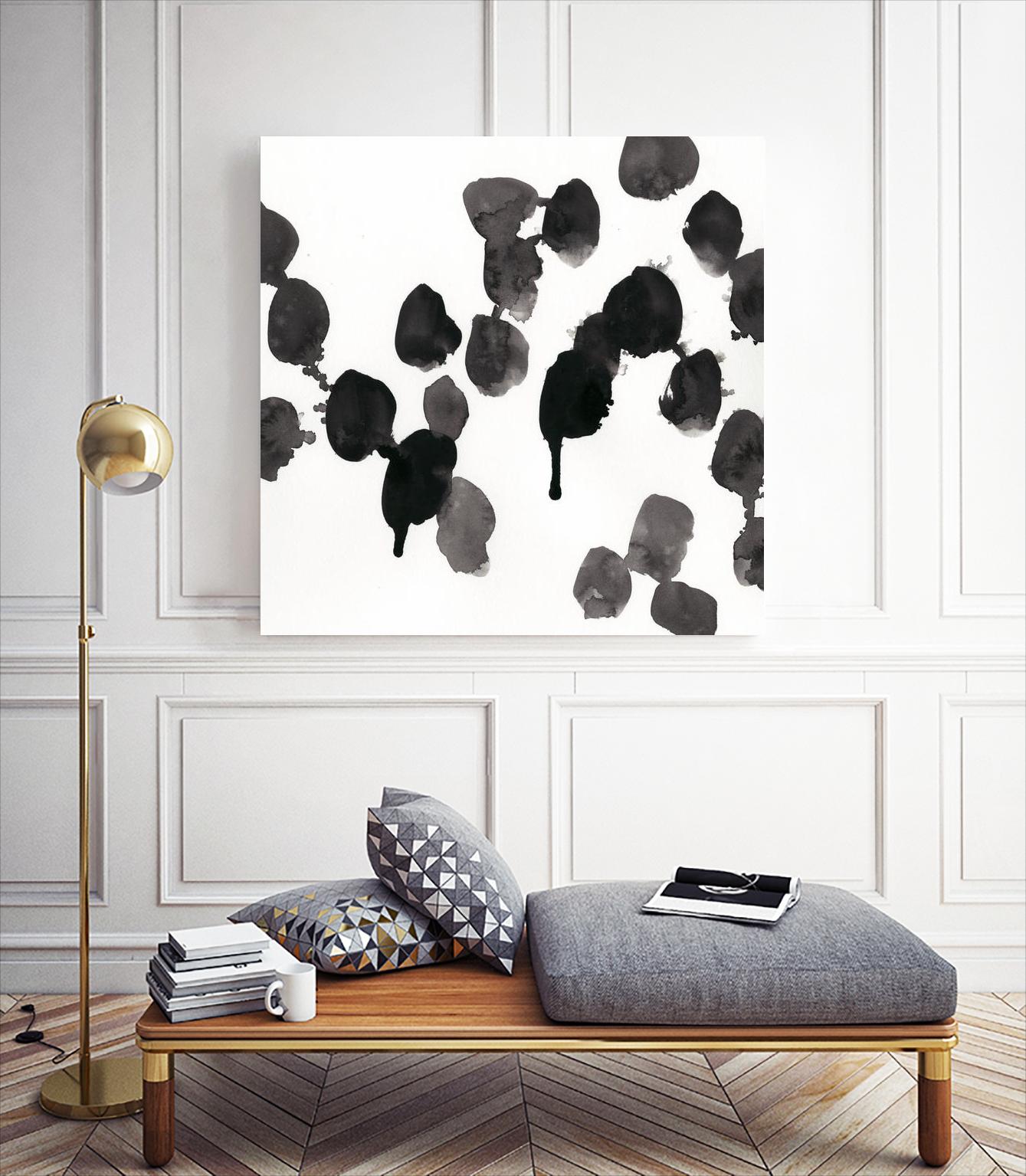 Monochrome Gestures VII by June Erica Vess on GIANT ART - black abstract