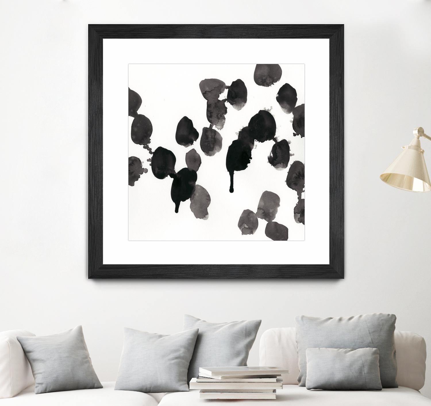 Monochrome Gestures VII by June Erica Vess on GIANT ART - black abstract