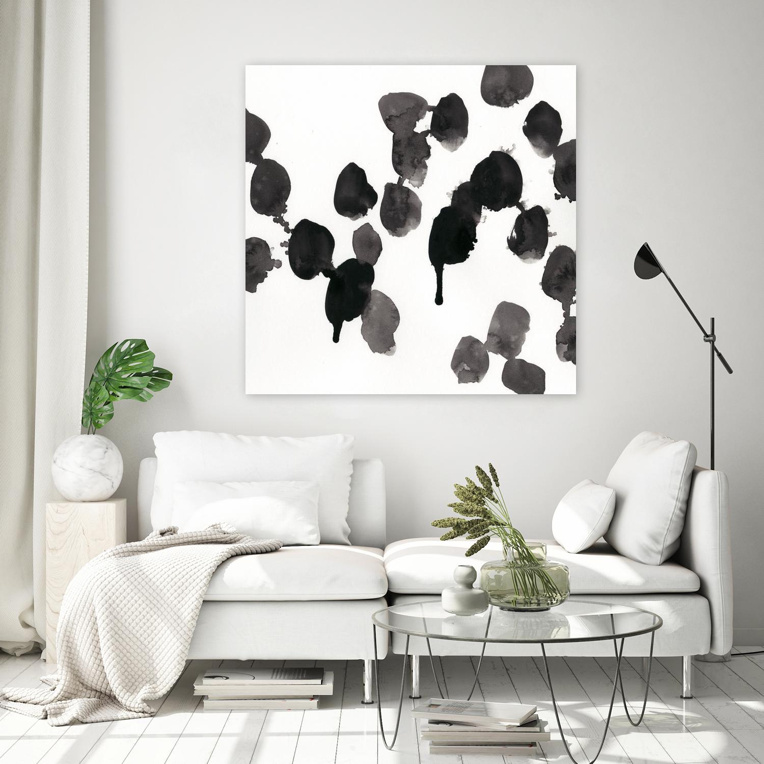 Monochrome Gestures VII by June Erica Vess on GIANT ART - black abstract