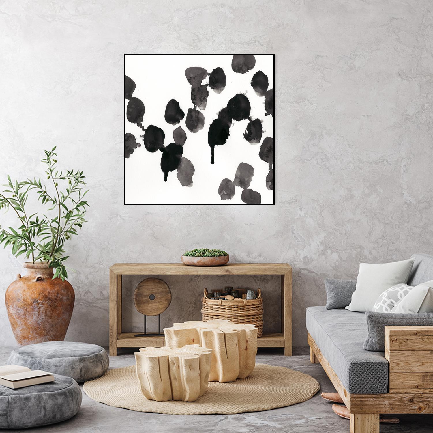 Monochrome Gestures VII by June Erica Vess on GIANT ART - black abstract