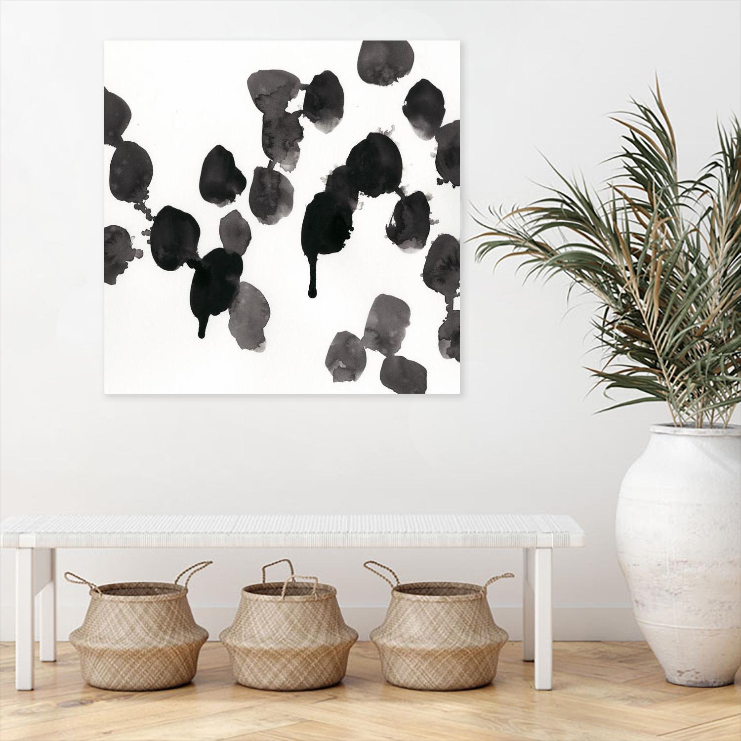 Monochrome Gestures VII by June Erica Vess on GIANT ART - black abstract