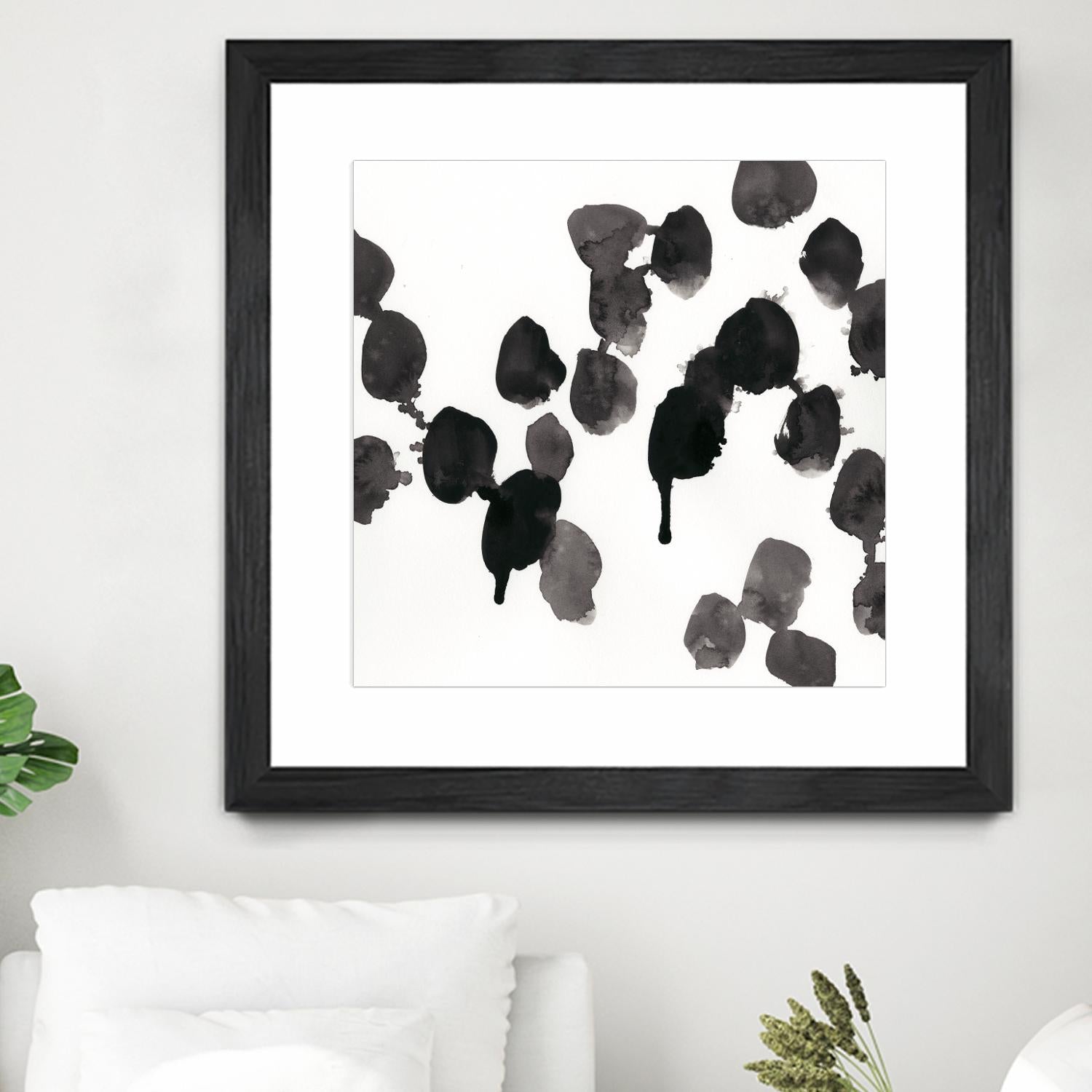 Monochrome Gestures VII by June Erica Vess on GIANT ART - black abstract