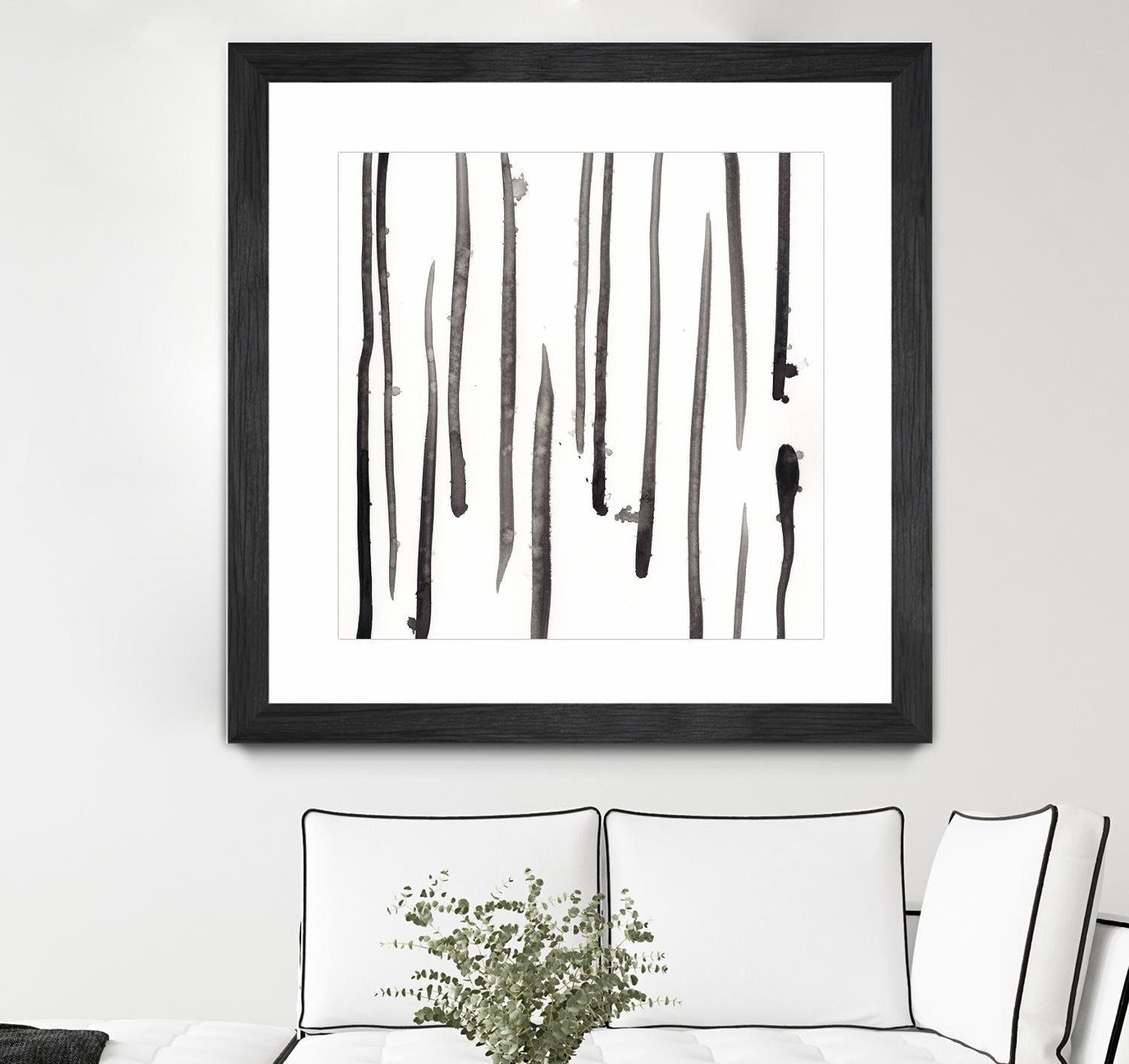 Monochrome Gestures IX by June Erica Vess on GIANT ART - black abstract