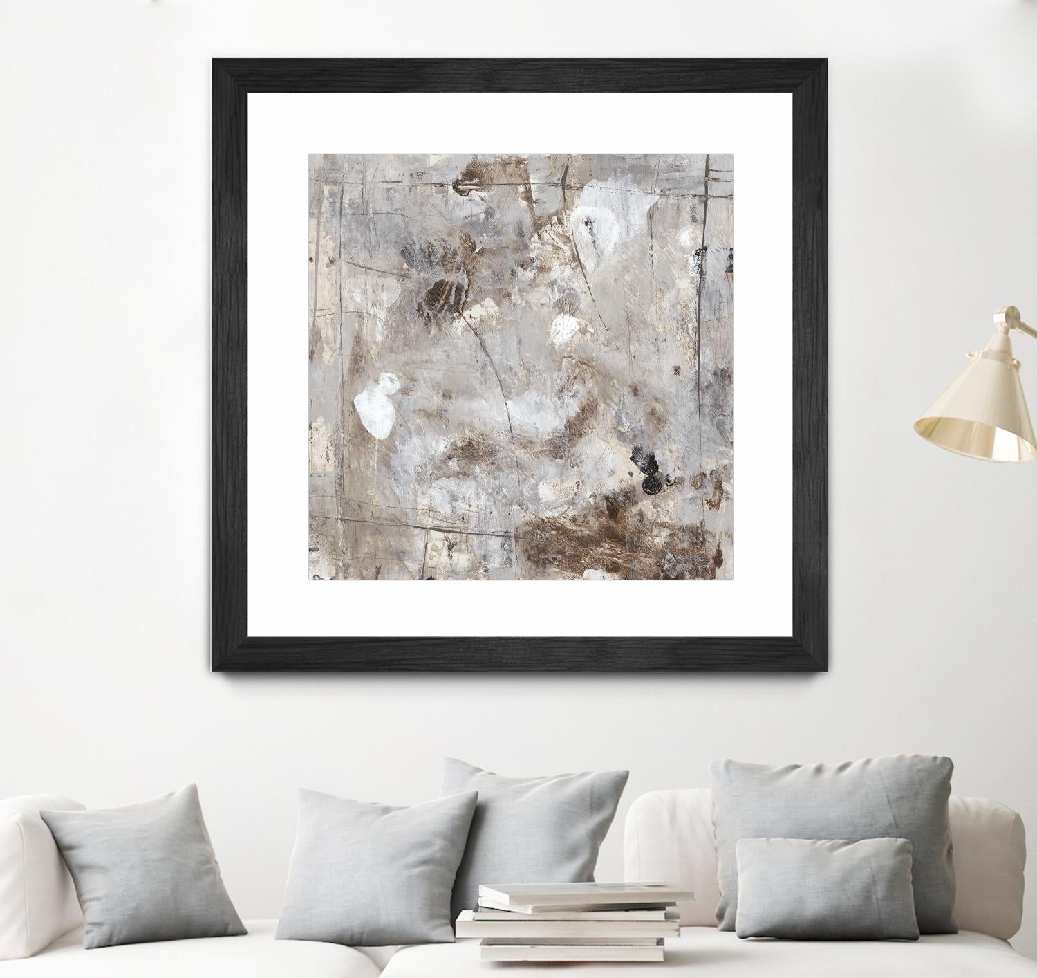 Neutral Jostle II by Tim OToole on GIANT ART - brown abstract