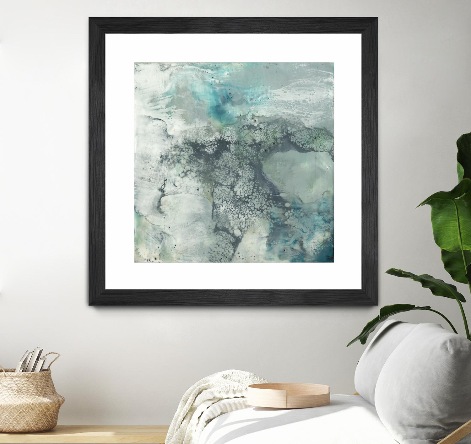 Sea Lace I by Jennifer Goldberger on GIANT ART - blue abstract