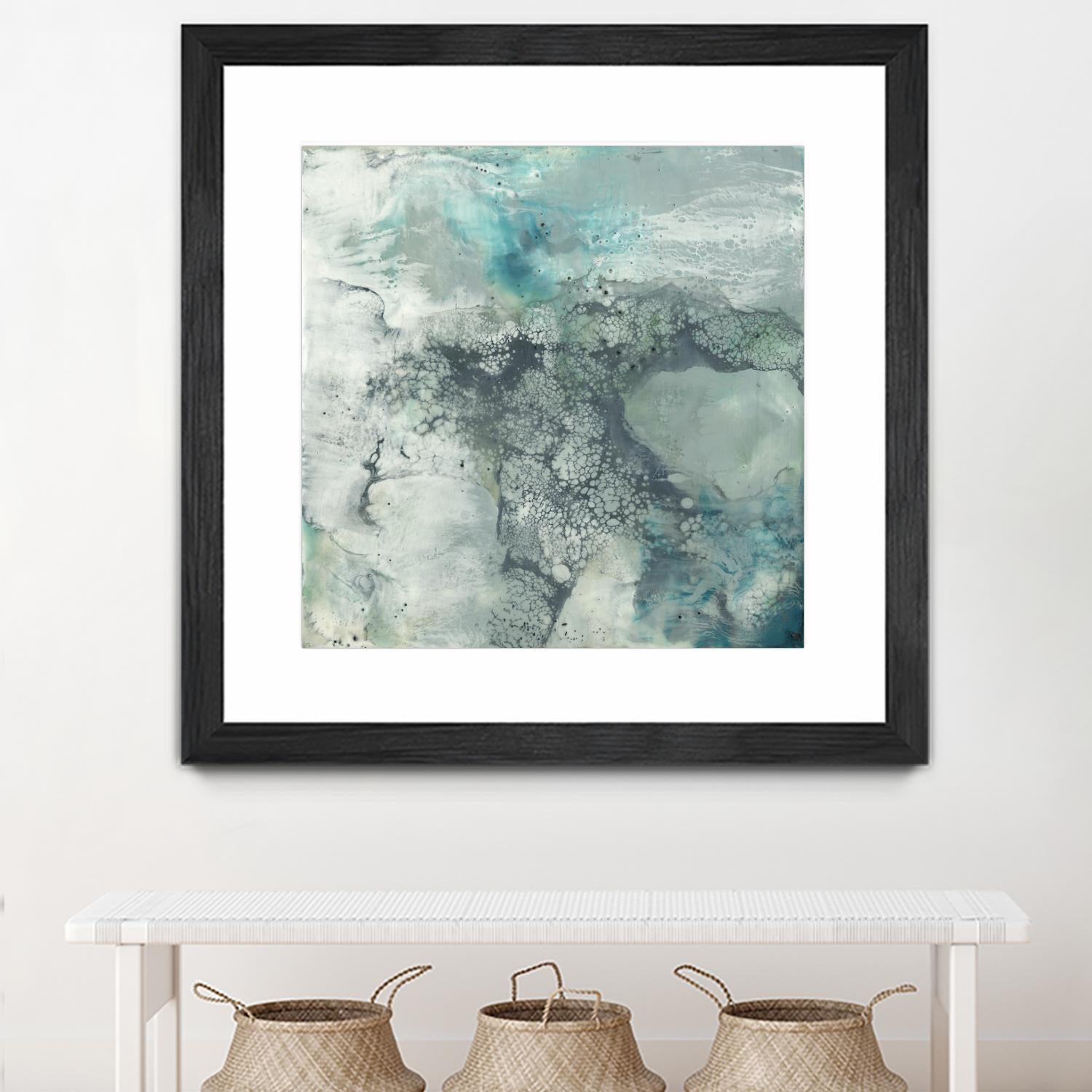 Sea Lace I by Jennifer Goldberger on GIANT ART - blue abstract