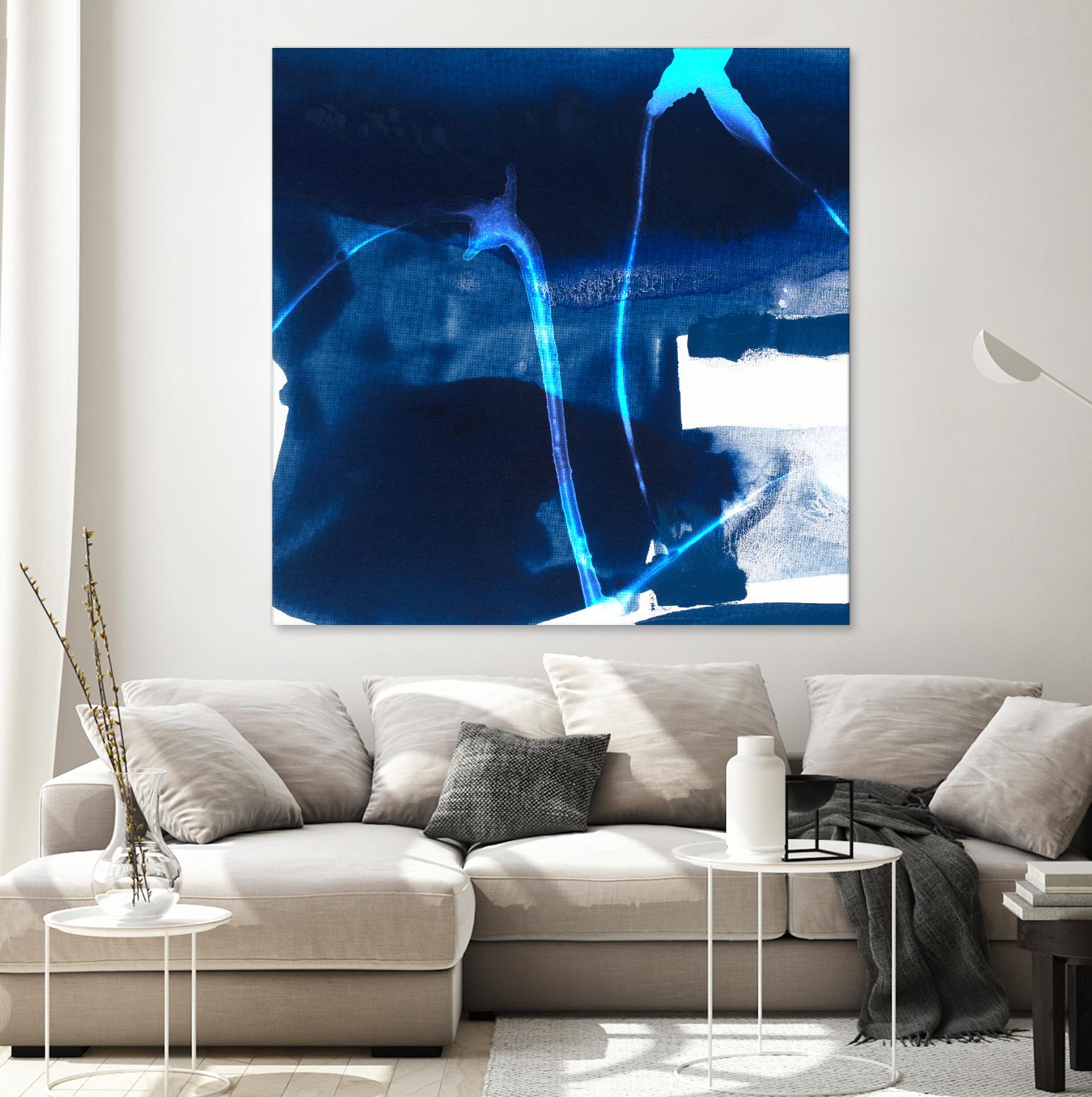 Tidal Atmosphere I by Sisa Jasper on GIANT ART - blue abstract