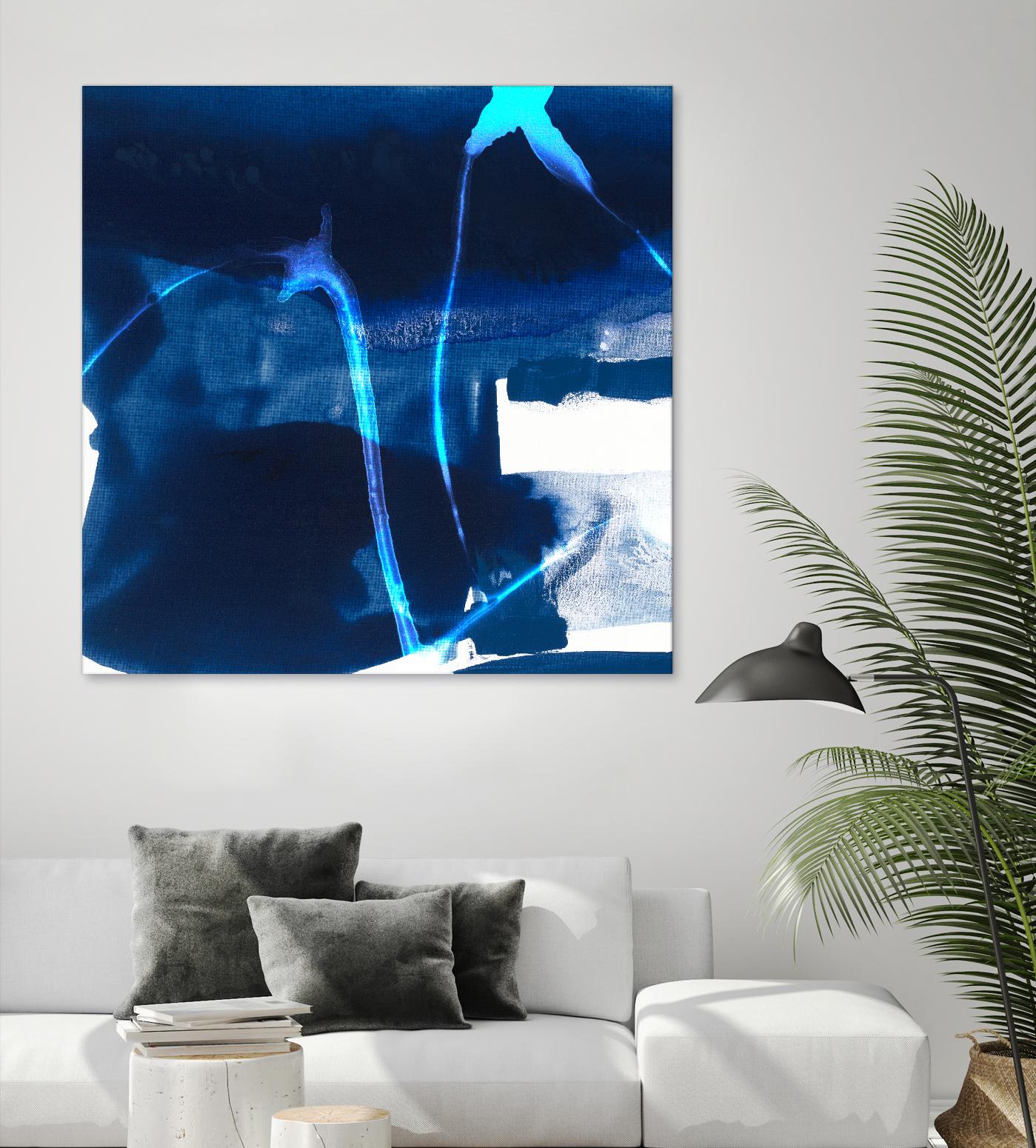 Tidal Atmosphere I by Sisa Jasper on GIANT ART - blue abstract