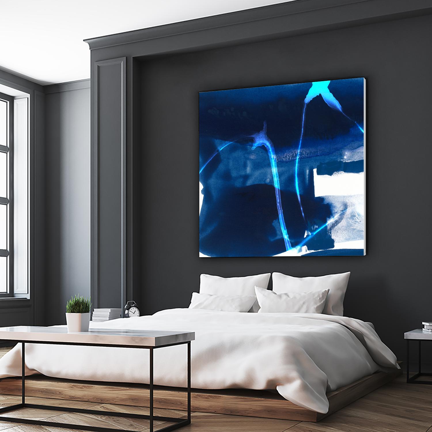 Tidal Atmosphere I by Sisa Jasper on GIANT ART - blue abstract