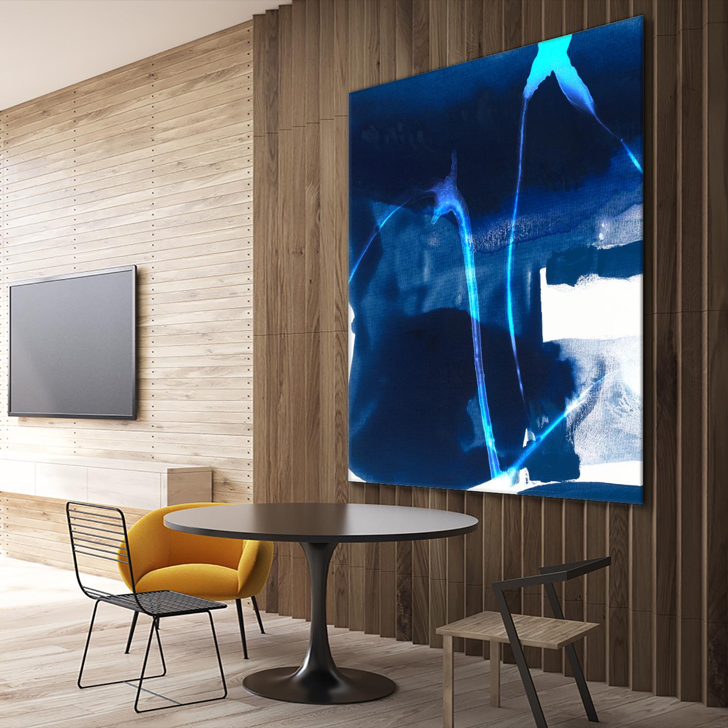 Tidal Atmosphere I by Sisa Jasper on GIANT ART - blue abstract