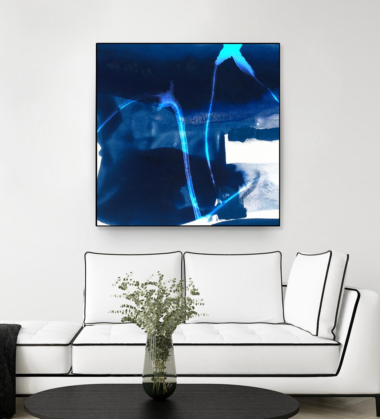 Tidal Atmosphere I by Sisa Jasper on GIANT ART - blue abstract