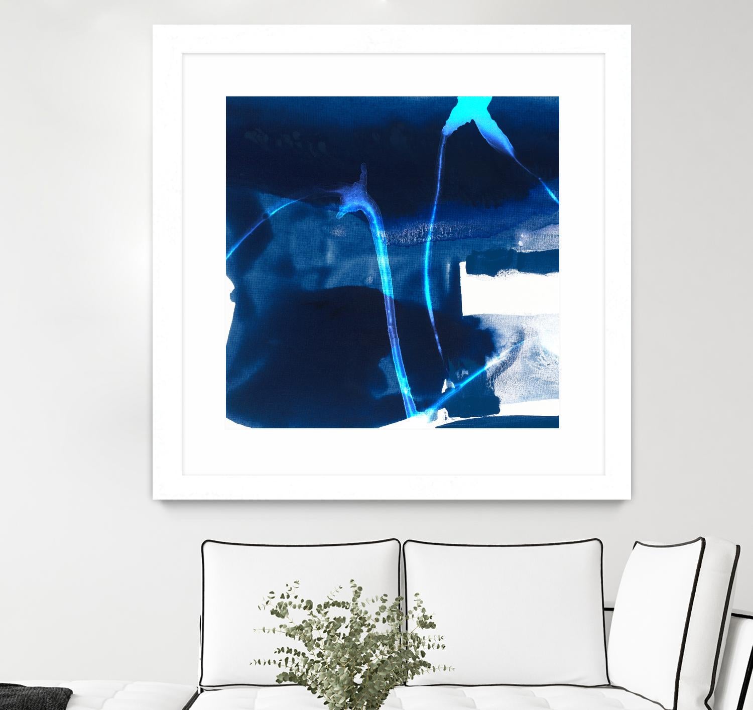 Tidal Atmosphere I by Sisa Jasper on GIANT ART - blue abstract