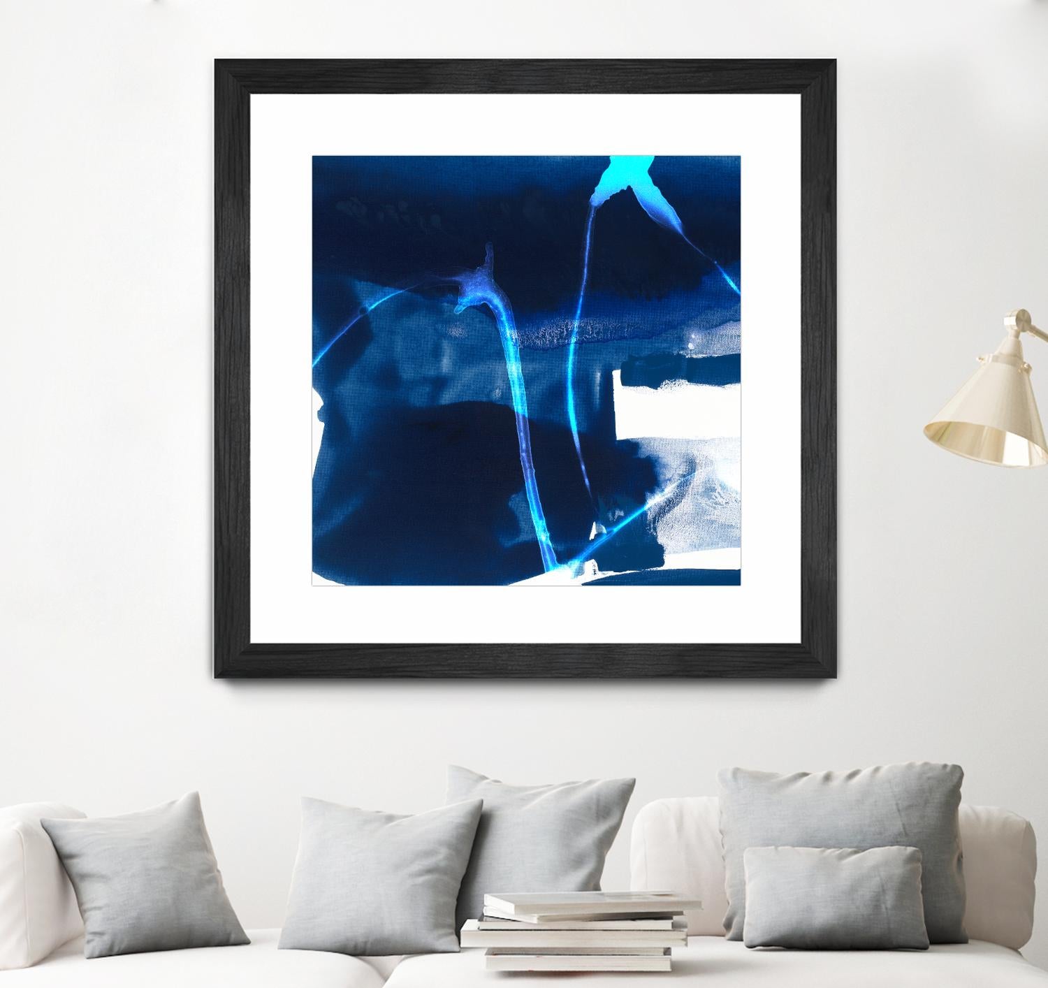 Tidal Atmosphere I by Sisa Jasper on GIANT ART - blue abstract