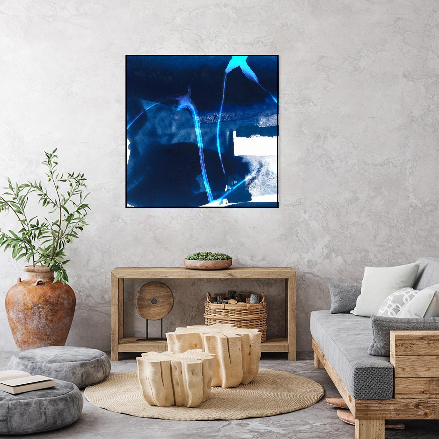 Tidal Atmosphere I by Sisa Jasper on GIANT ART - blue abstract