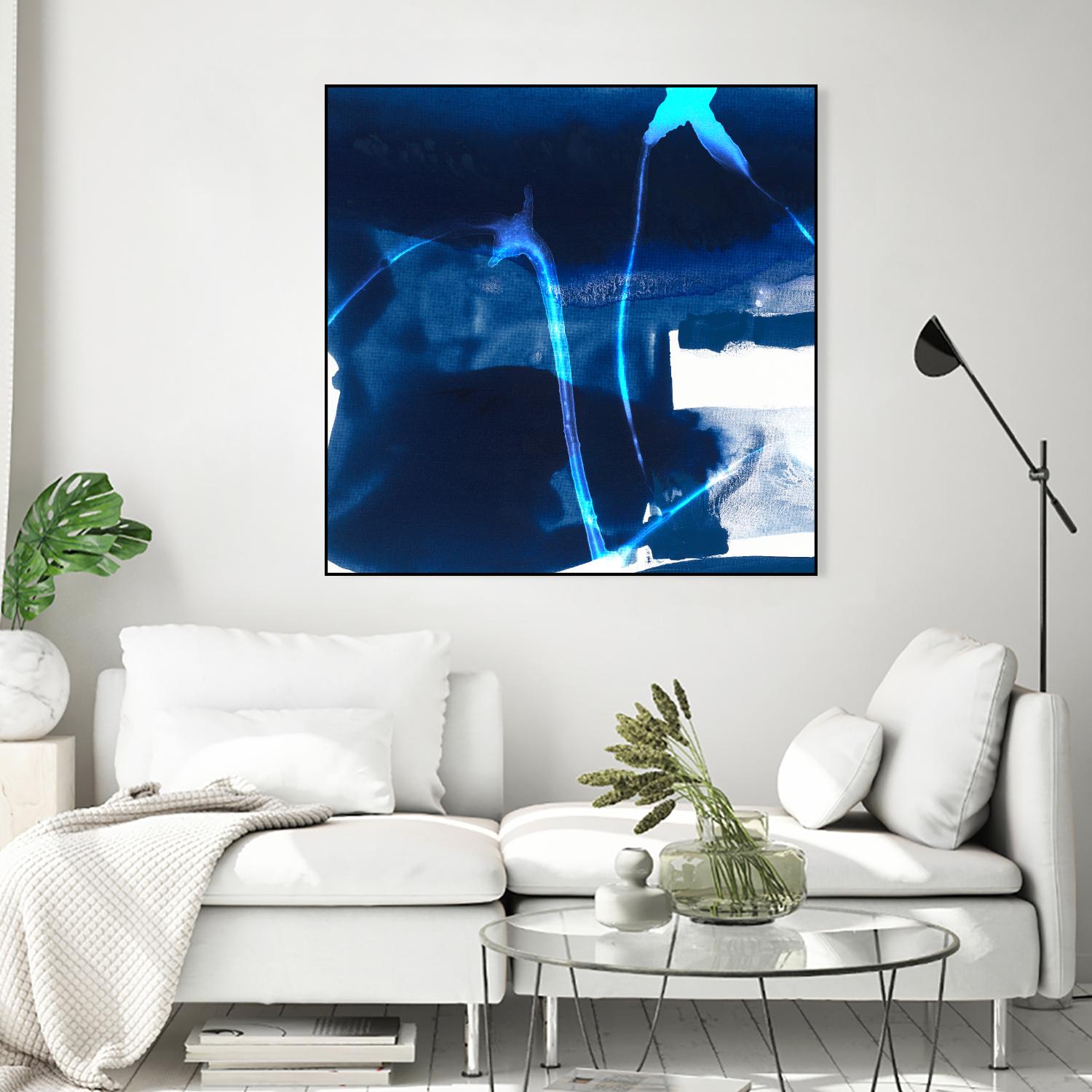 Tidal Atmosphere I by Sisa Jasper on GIANT ART - blue abstract