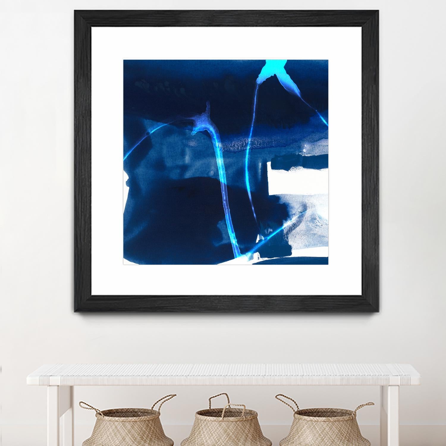 Tidal Atmosphere I by Sisa Jasper on GIANT ART - blue abstract