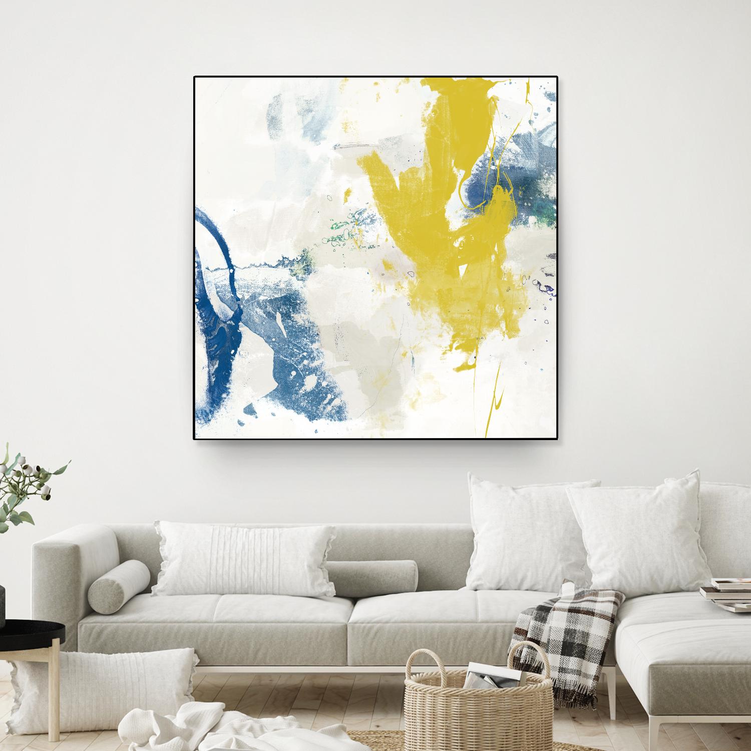Impulse I by Sisa Jasper on GIANT ART - blue abstract