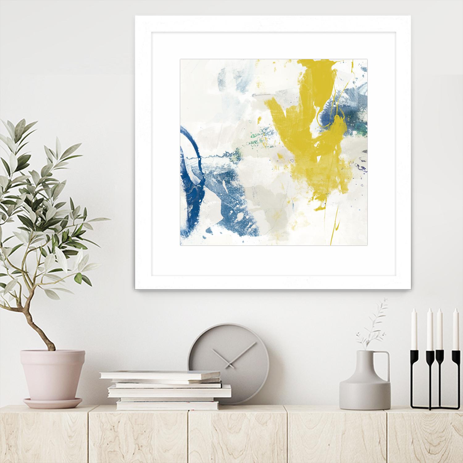 Impulse I by Sisa Jasper on GIANT ART - blue abstract