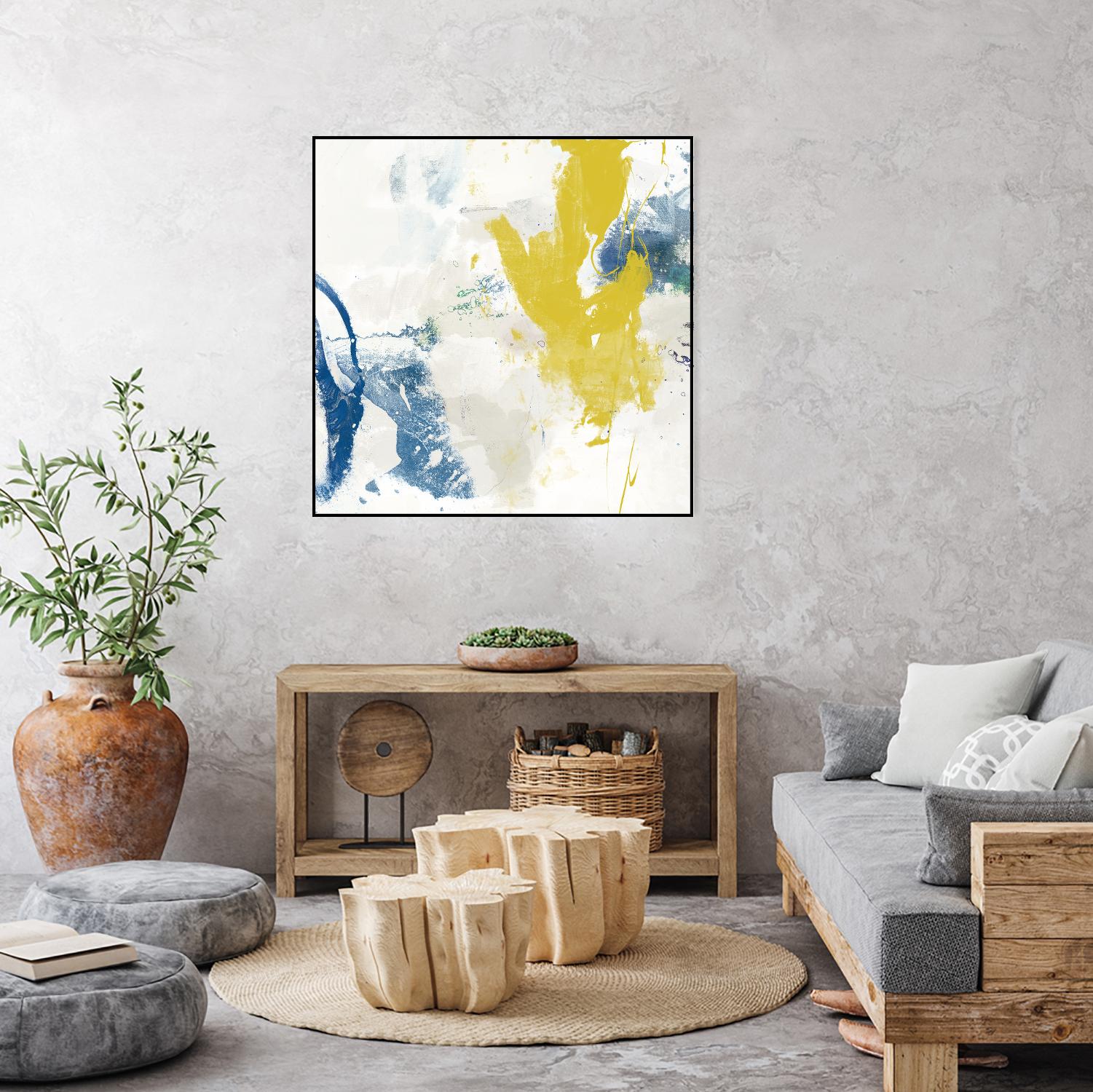 Impulse I by Sisa Jasper on GIANT ART - blue abstract