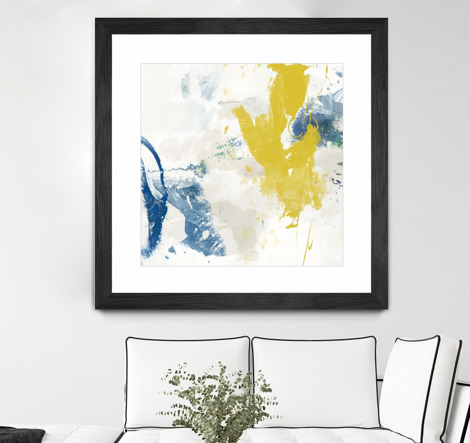 Impulse I by Sisa Jasper on GIANT ART - blue abstract